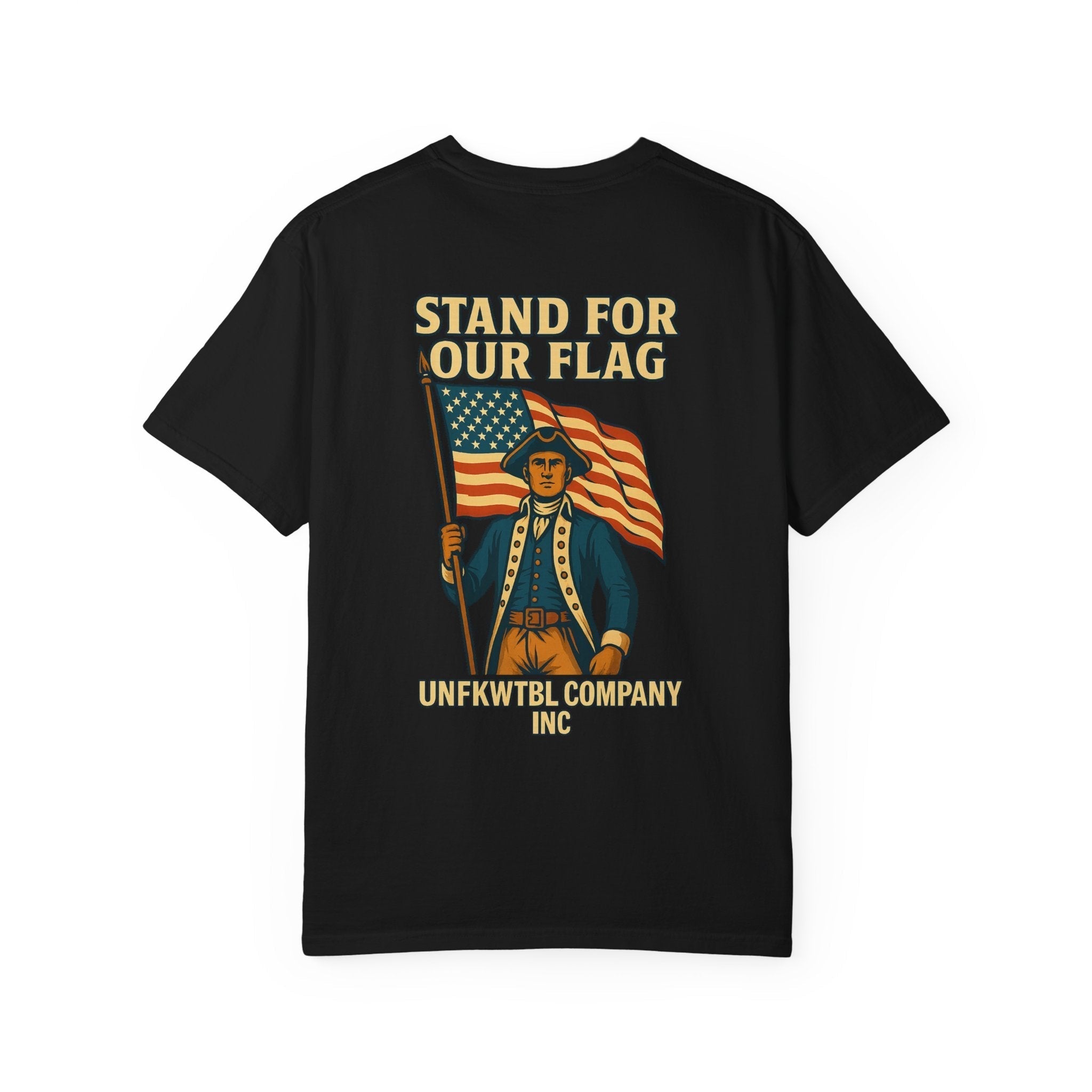 Vintage-inspired patriotic t-shirt with Americana graphic and relaxed unisex fit