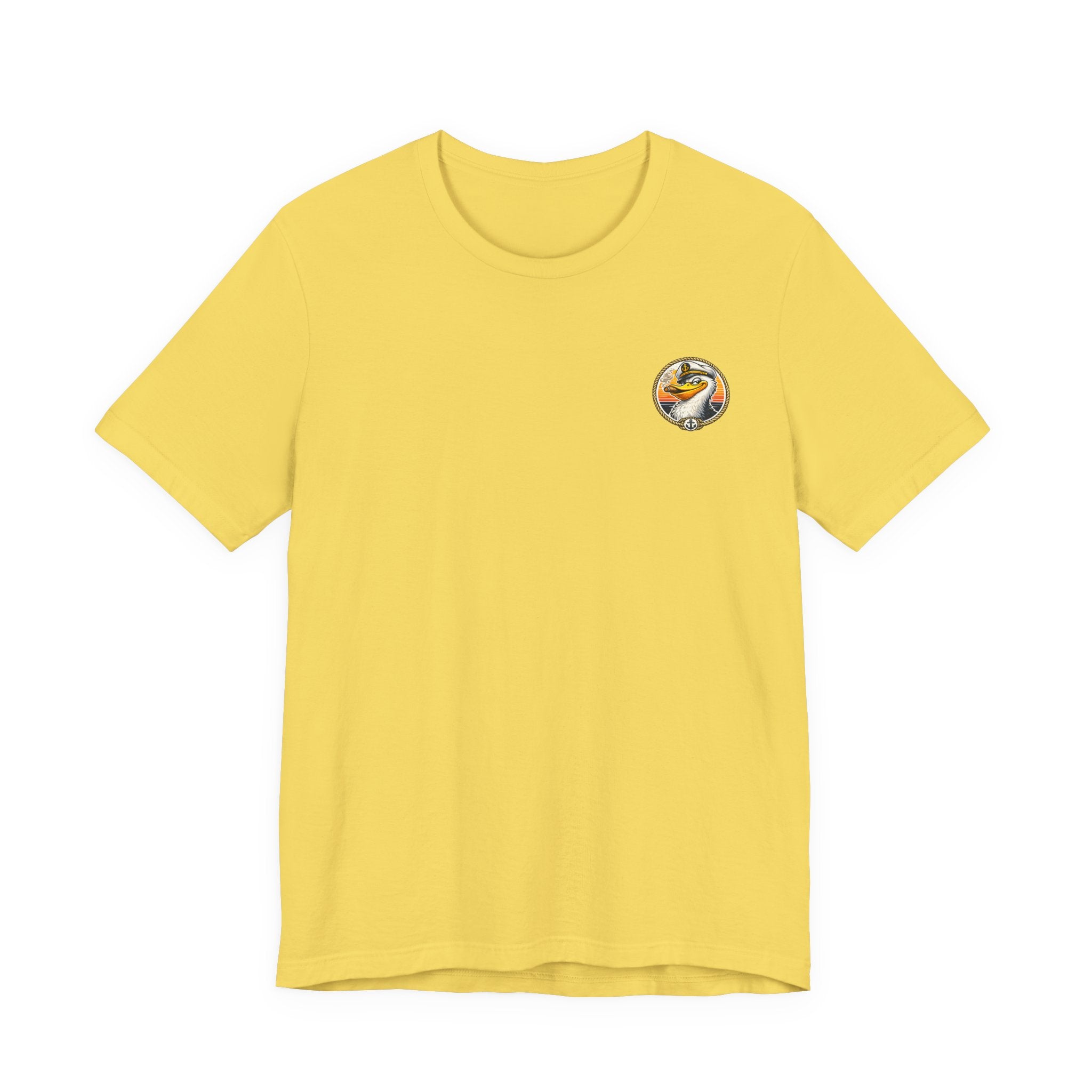Rum Runner Beach Club T-Shirt - Tropical Duck Boat Graphic Tee
