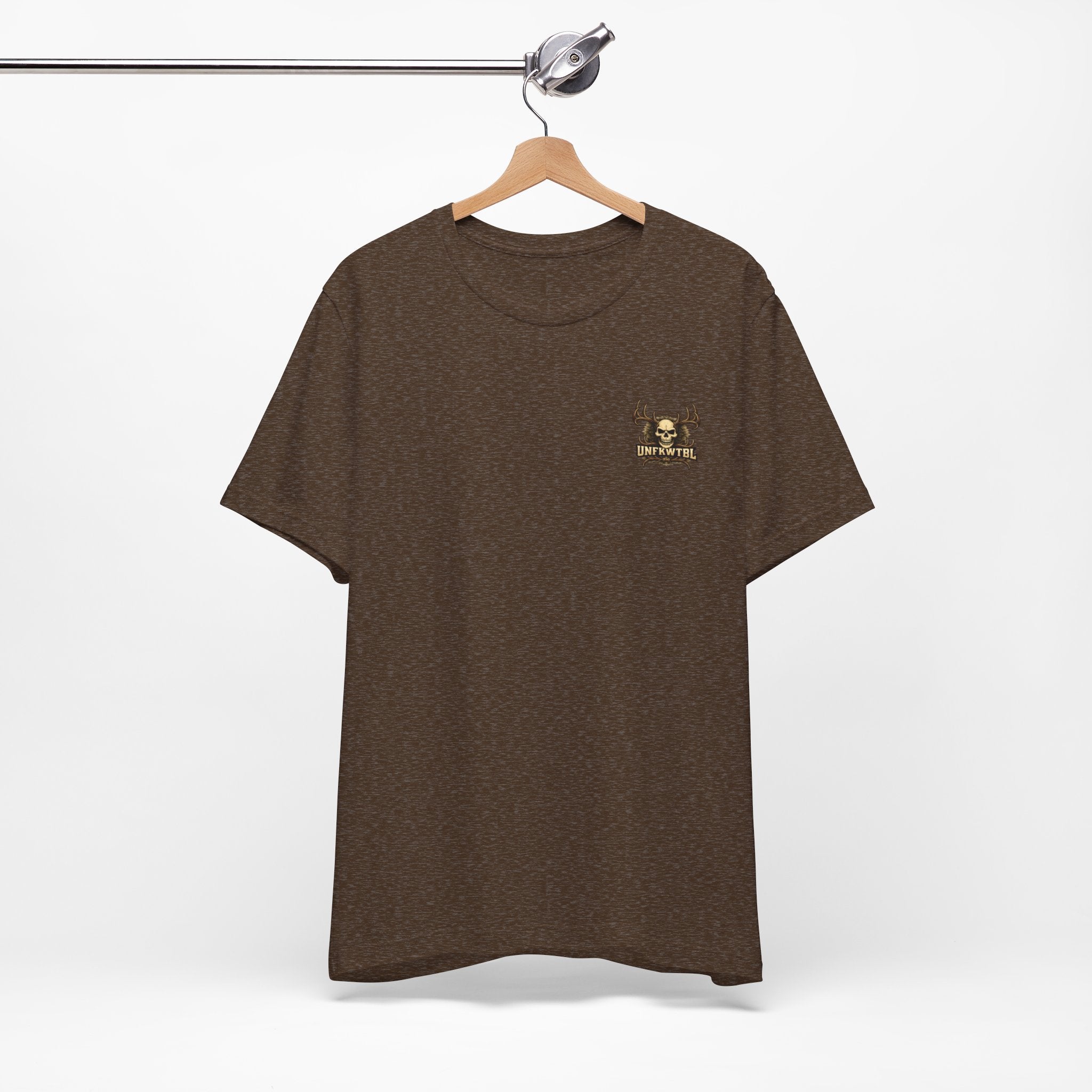 Zero Bucks Given Skull Deer Graphic Tee