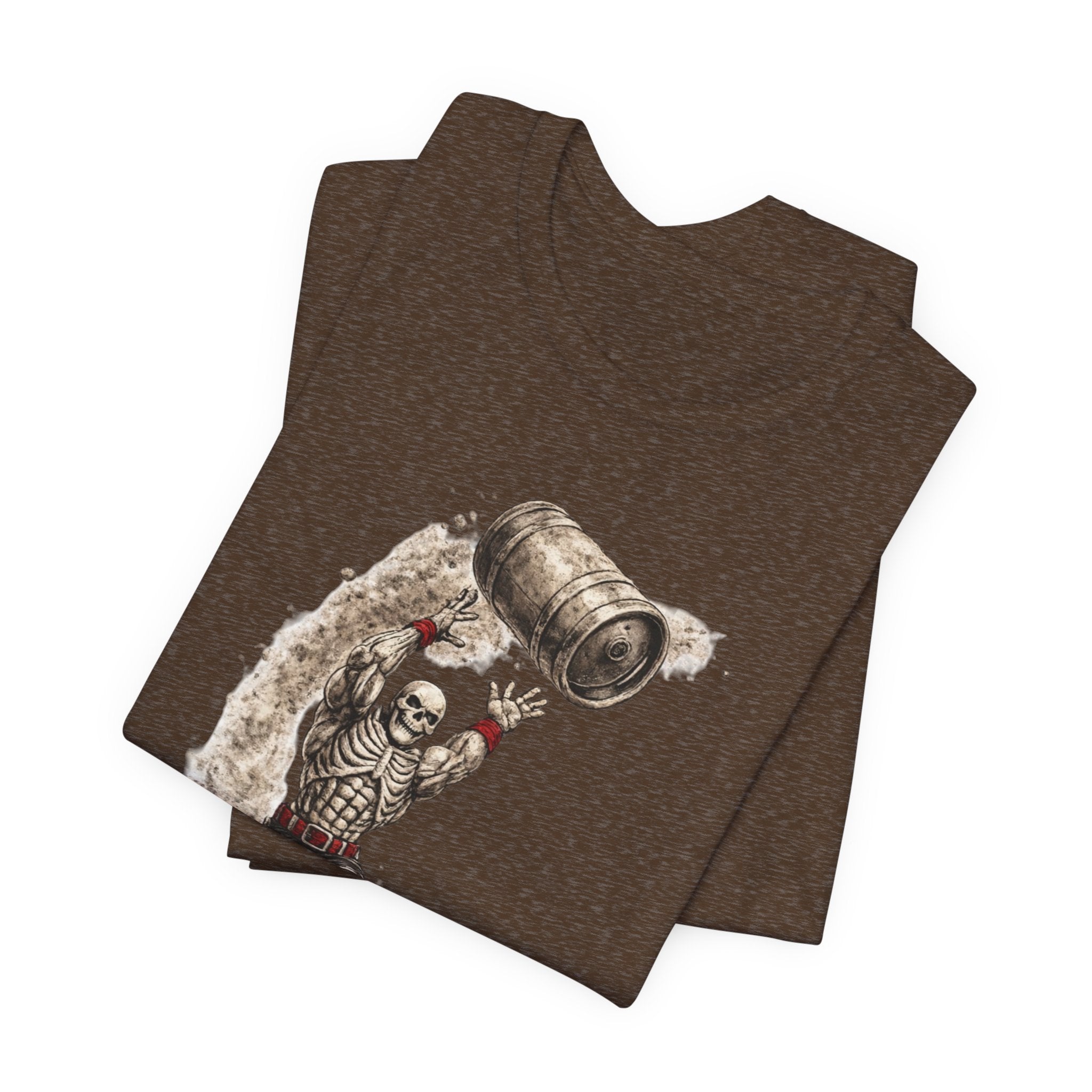 Send It Skull Rider T-Shirt — Vintage Skeleton Keg Surfing Tee