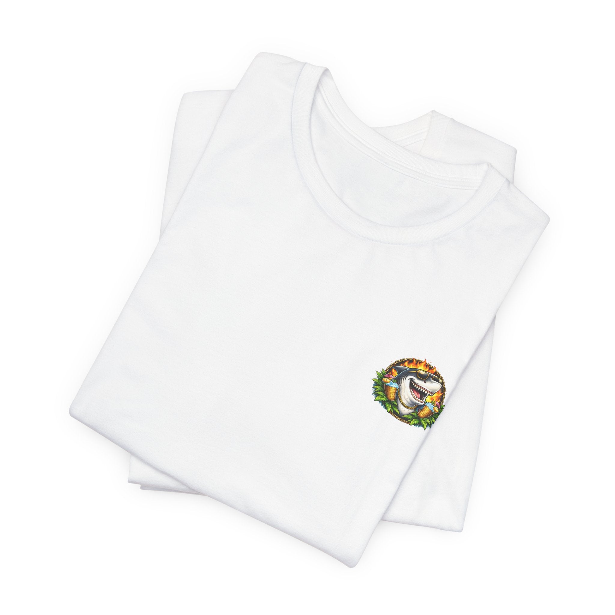 Shark Jet Ski Tee — "Vacation Mode: Questionable" Graphic T-Shirt