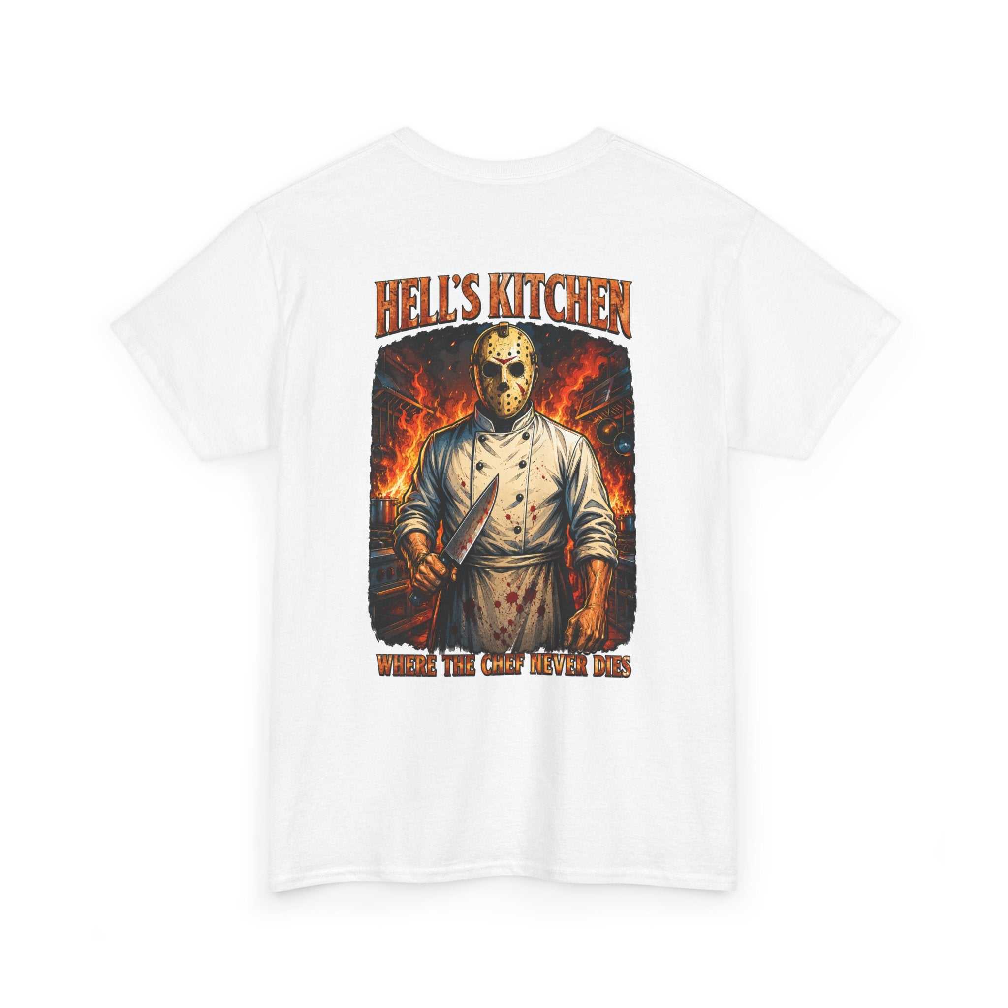 Hell's Kitchen Chef Tee — Horror Jason Mask Cook Shirt