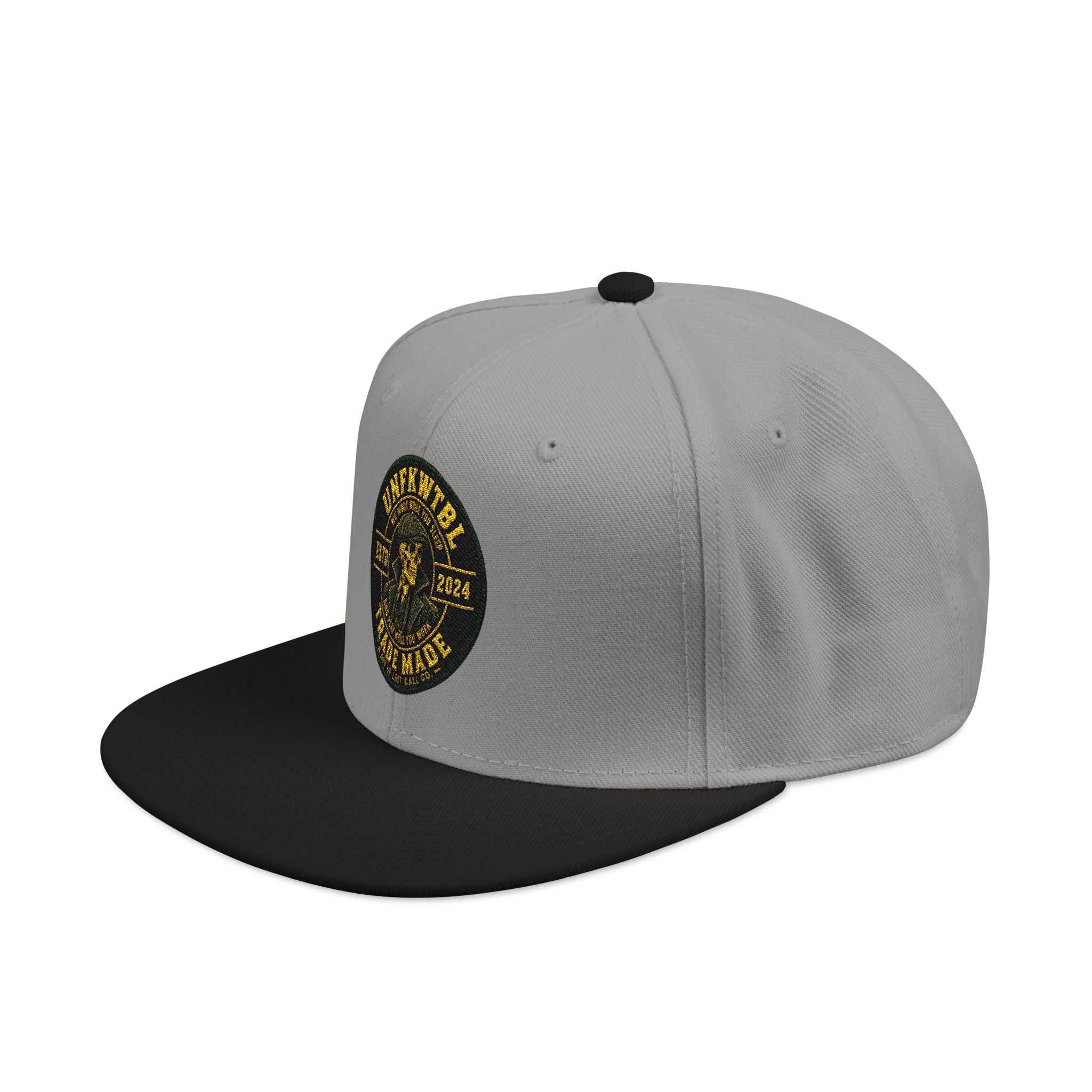 Embroidered Clover Snapback Hat — Lucky Shamrock Patch with American Flag