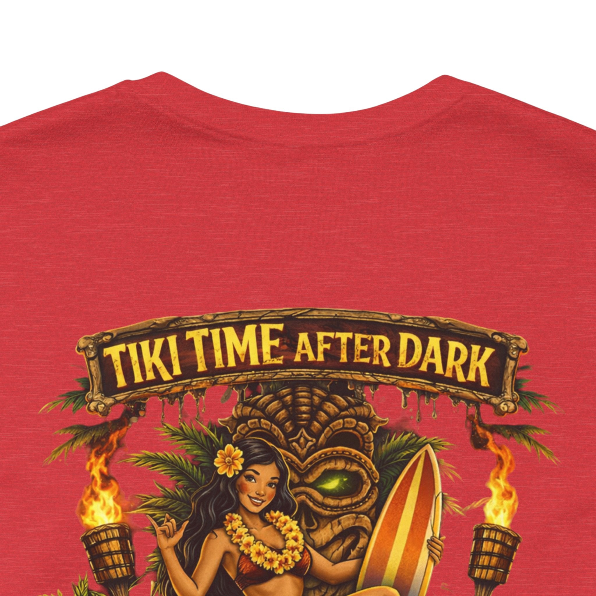Tiki Time After Dark Tee — Vintage Tropical Bar Graphic T-Shirt