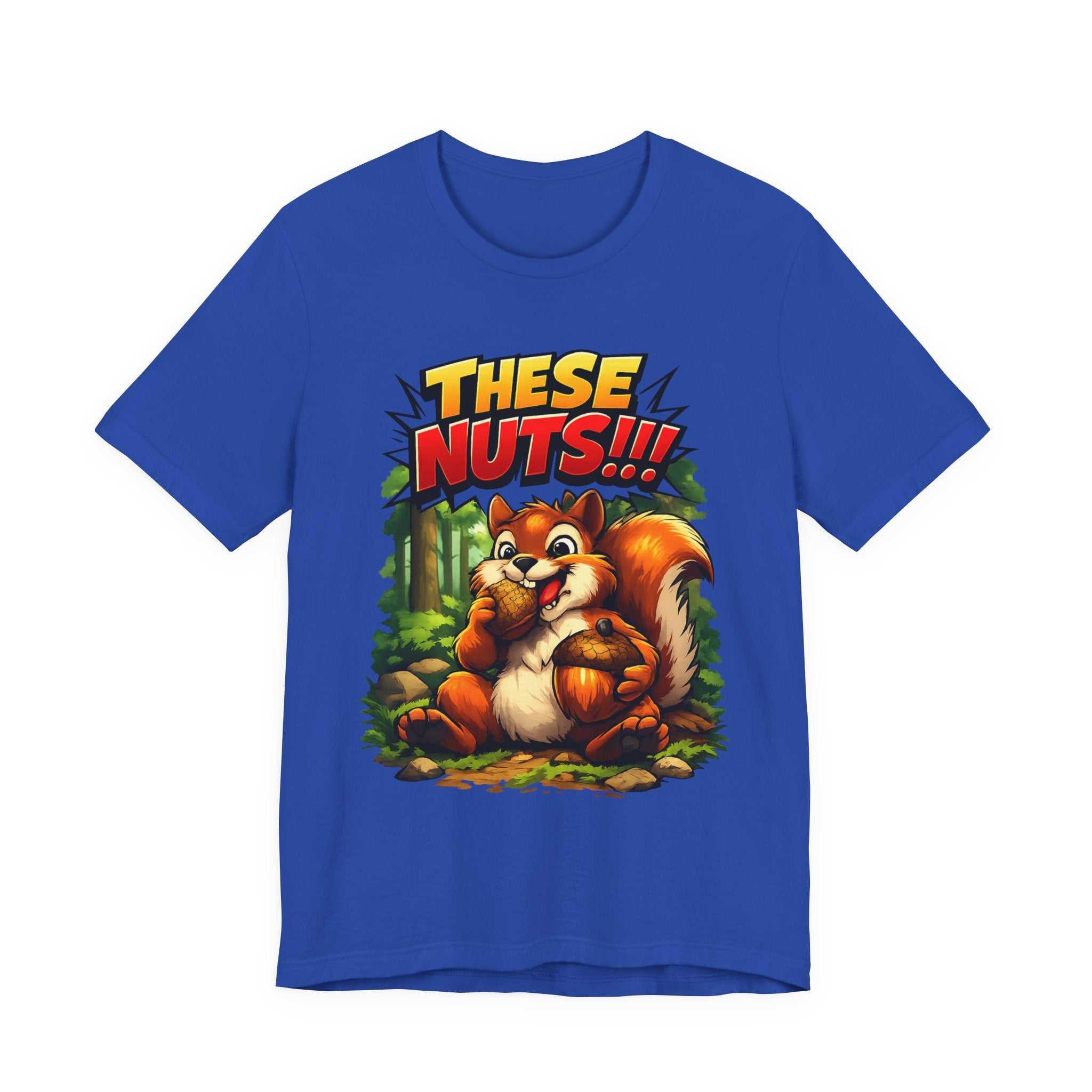 Graphic T-Shirt - Playful Squirrel Woodland Design for Casual Wear