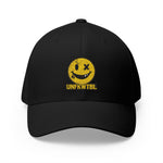 Embroidered Smiley Face Cap — UNFKWITBL Vintage Grunge Baseball Hat