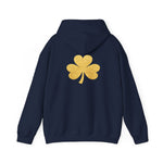 UNFKWTBL Shamrock Hoodie — Gold Clover St. Patrick’s Day Sweatshirt