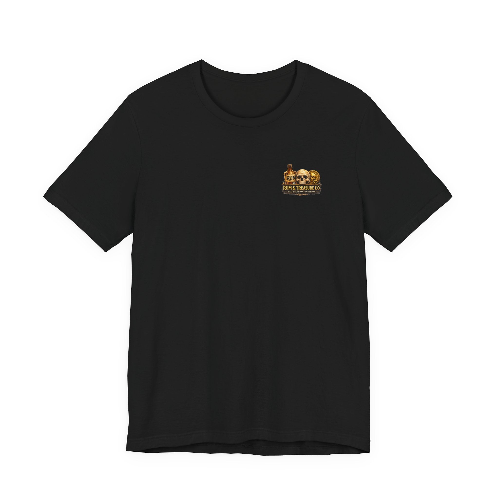 Treasure Hunter T-Shirt — "Professional Bad Decision Maker" Pirate Skull Tee