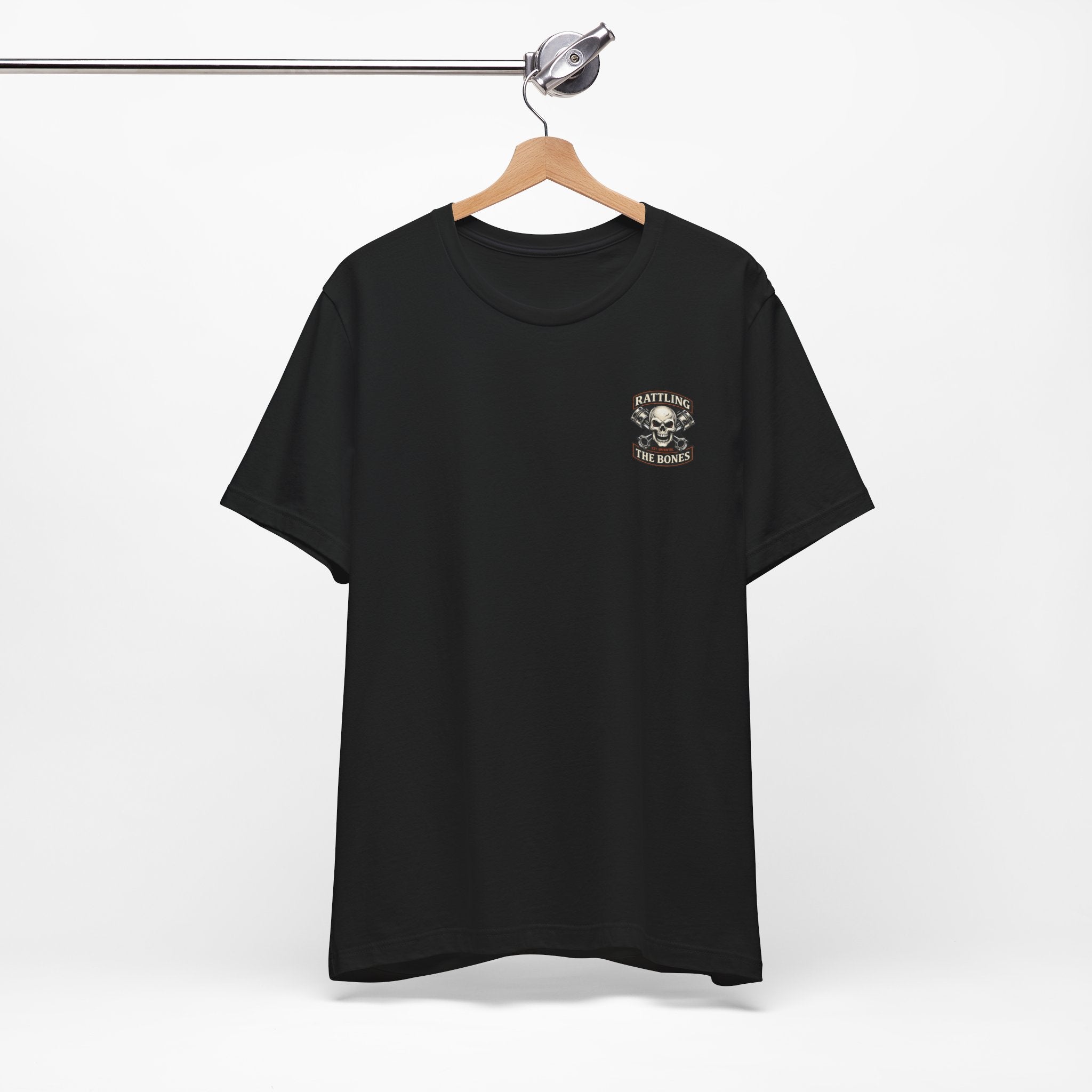Sturgis Motorcycle Tee — "Chrome, Curves & Chaos" Biker Graphic Shirt