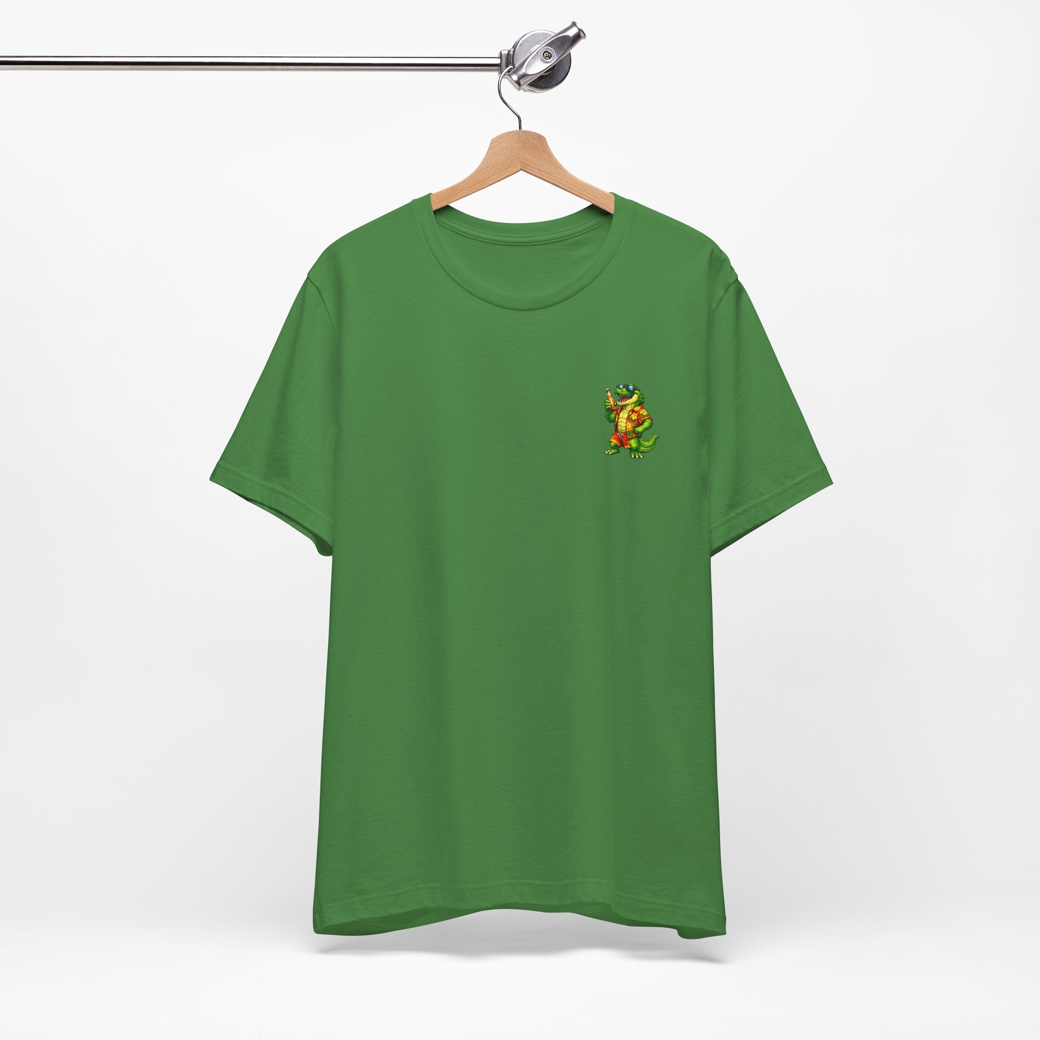 Vacation Party Tee — "This Is Why We Vacation" Tropical Shark & Gator Graphic Shirt