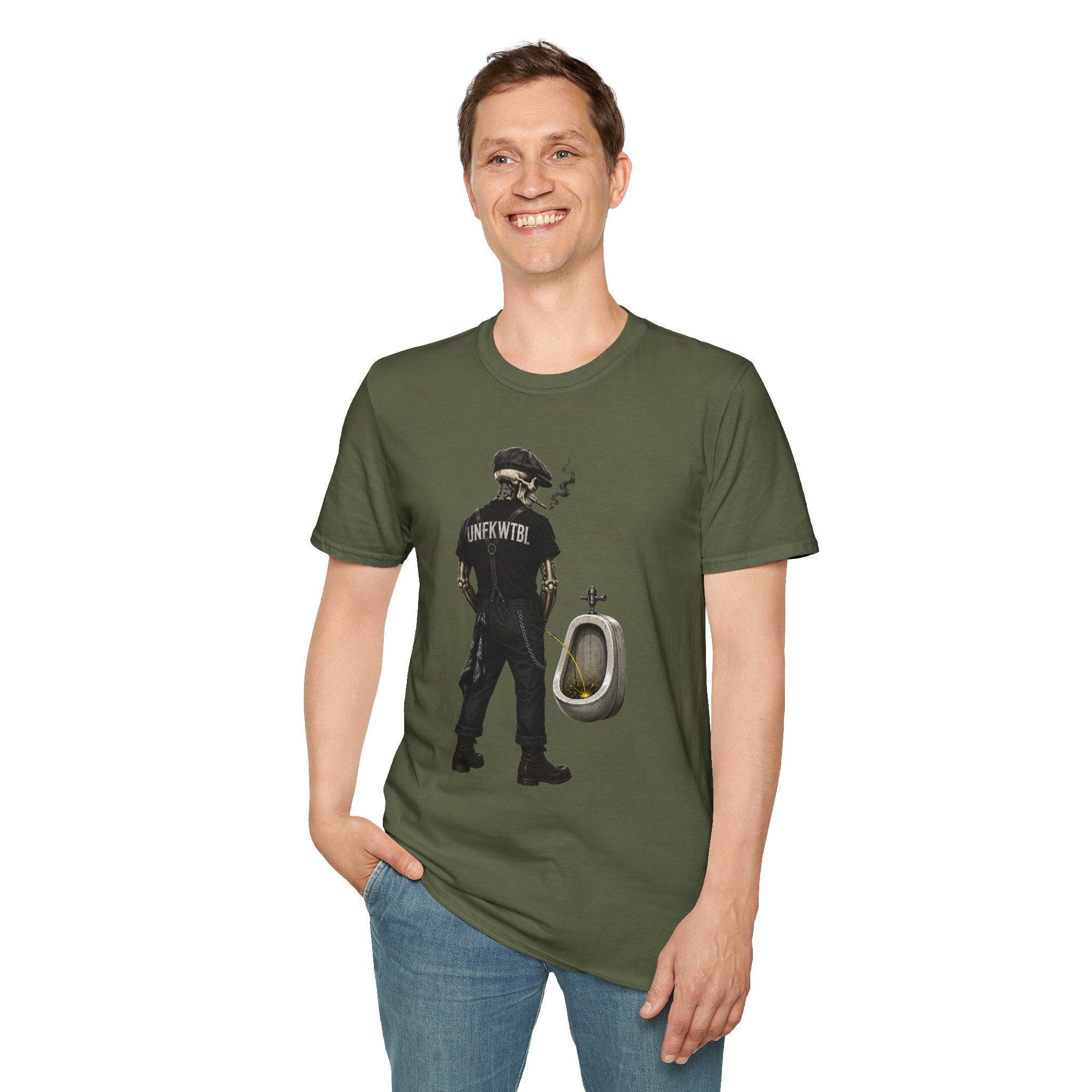 Rebel Skeleton Graphic T-Shirt — UNFKWTBL Streetwear Tee