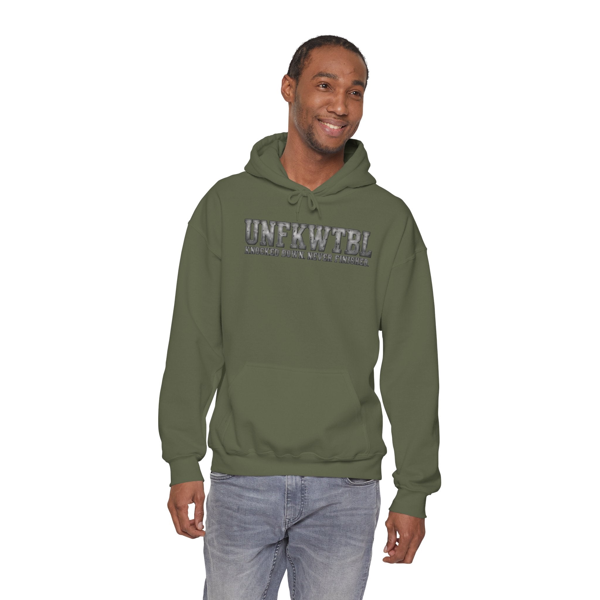 Hoodie — UNFKWTBL Distressed Logo Pullover