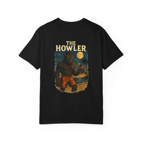 WOLF MAN  Howler Graphic Tee, Unisex T-Shirt, Vintage Style Shirt, Casual Wear, Gifts for Wolf Lovers, Summer Beachwear