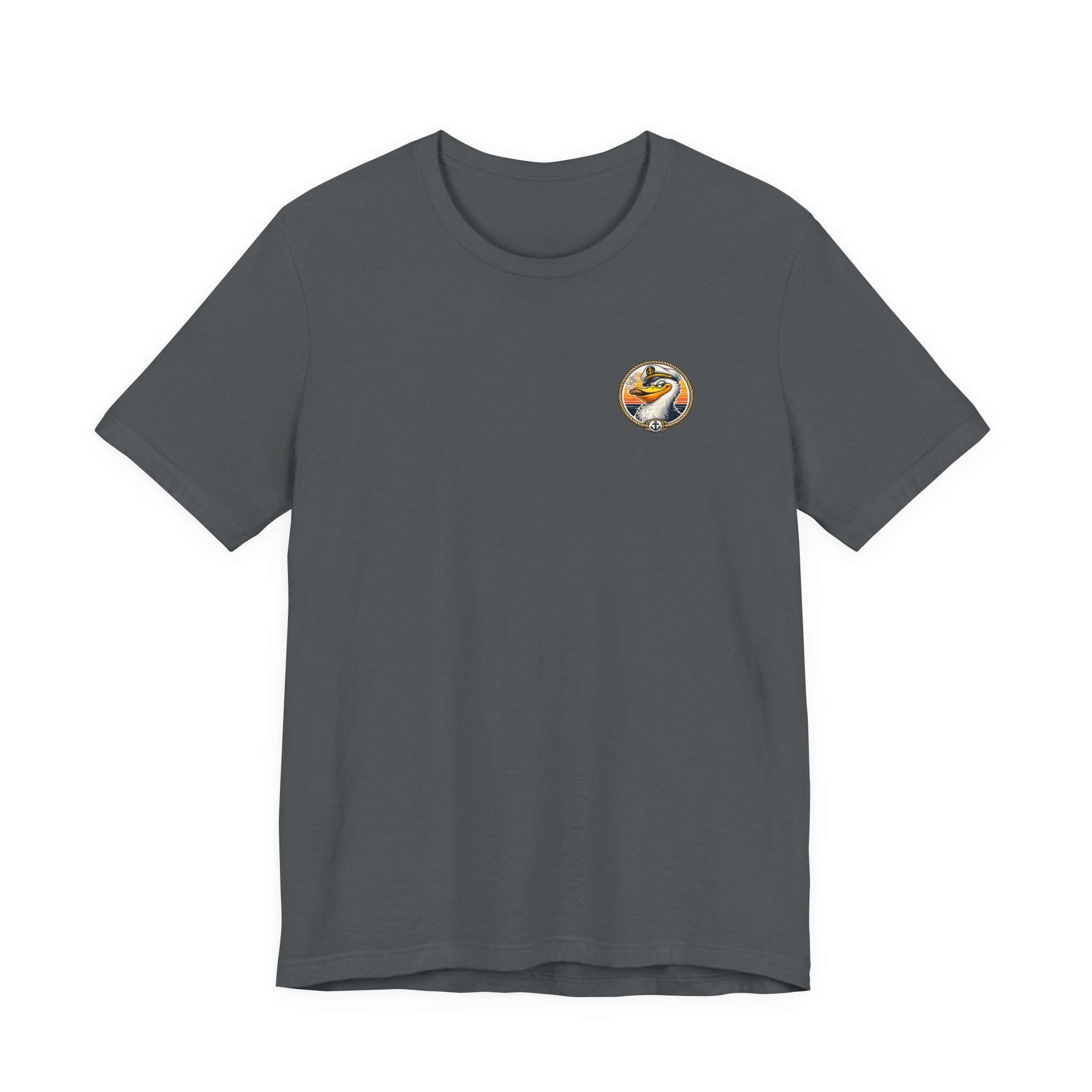 Captain Chaos Tee — Retro Beach Club Duck Graphic T‑Shirt