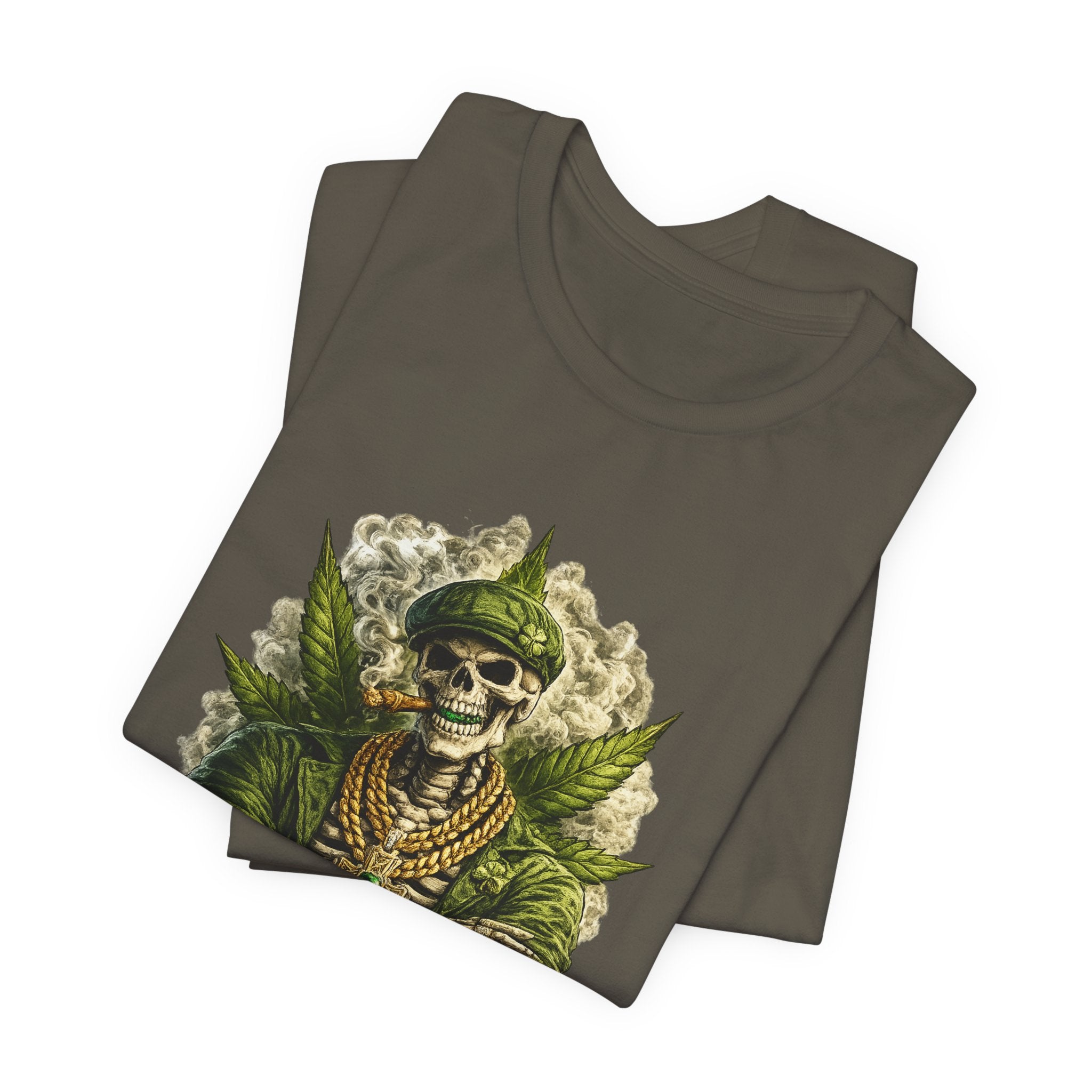 Skeleton King Graphic Tee – Regal Skull Streetwear Tee
