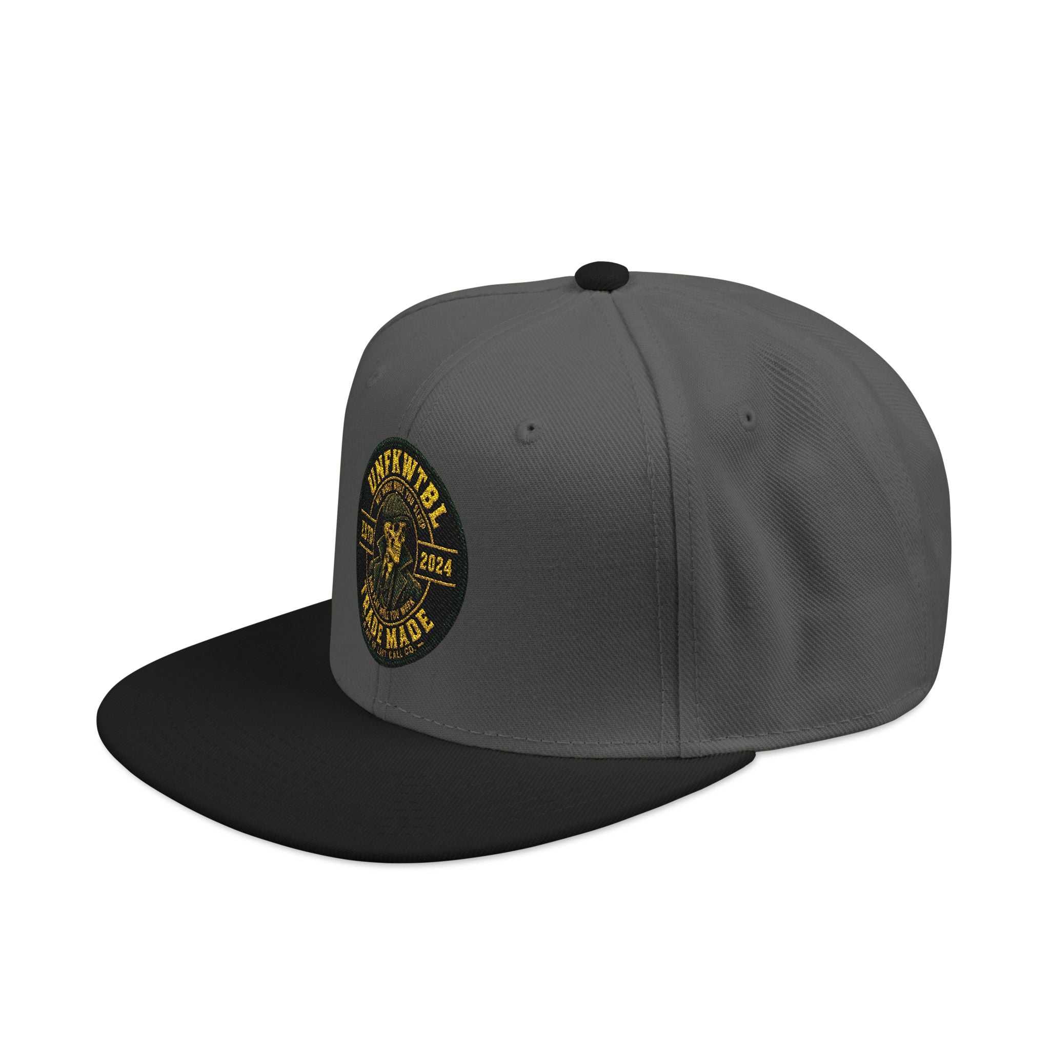 Embroidered Clover Snapback Hat — Lucky Shamrock Patch with American Flag