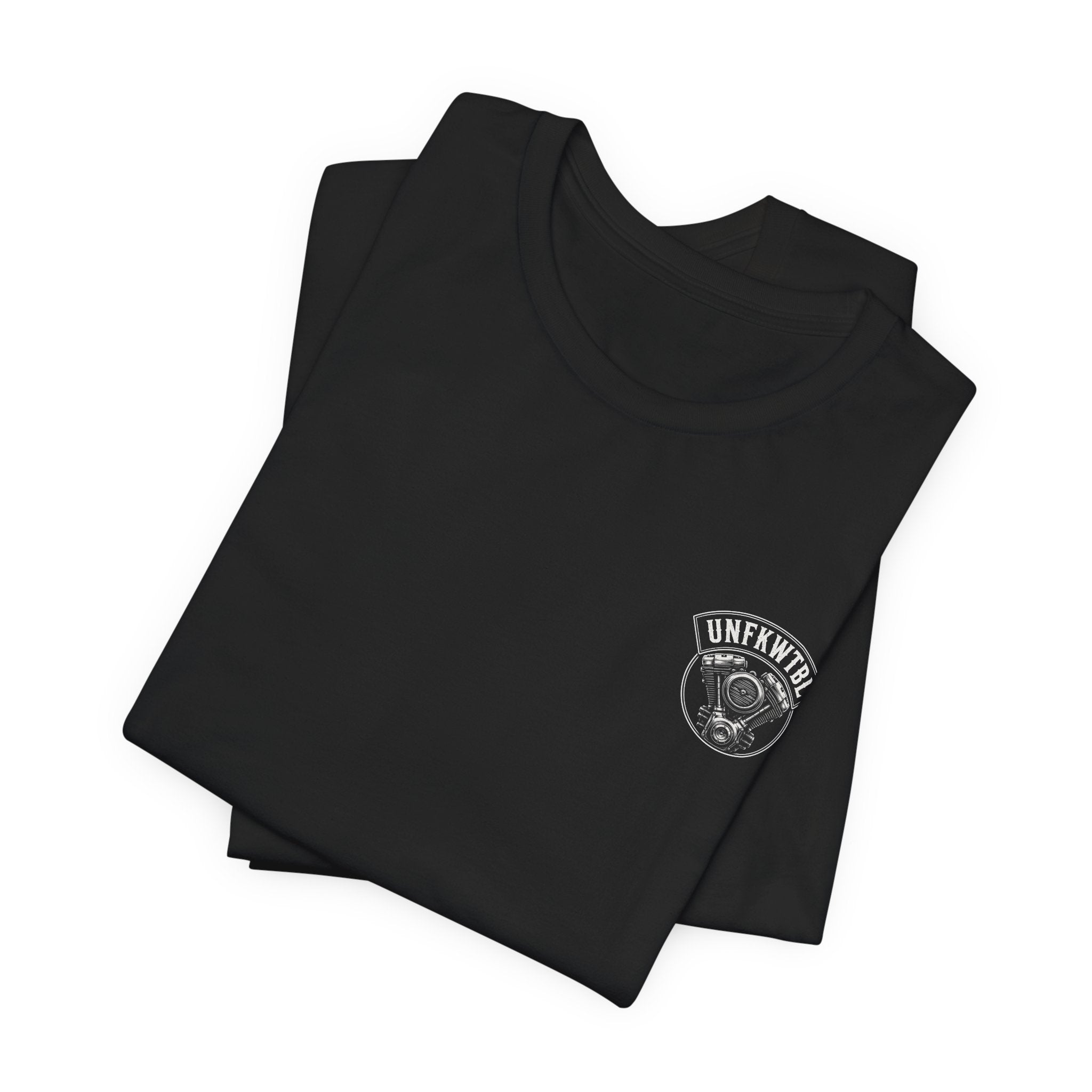Skull Rider Tee — "UNFKWTBL" Speak Soft Ride Loud Motorcycle T‑Shirt