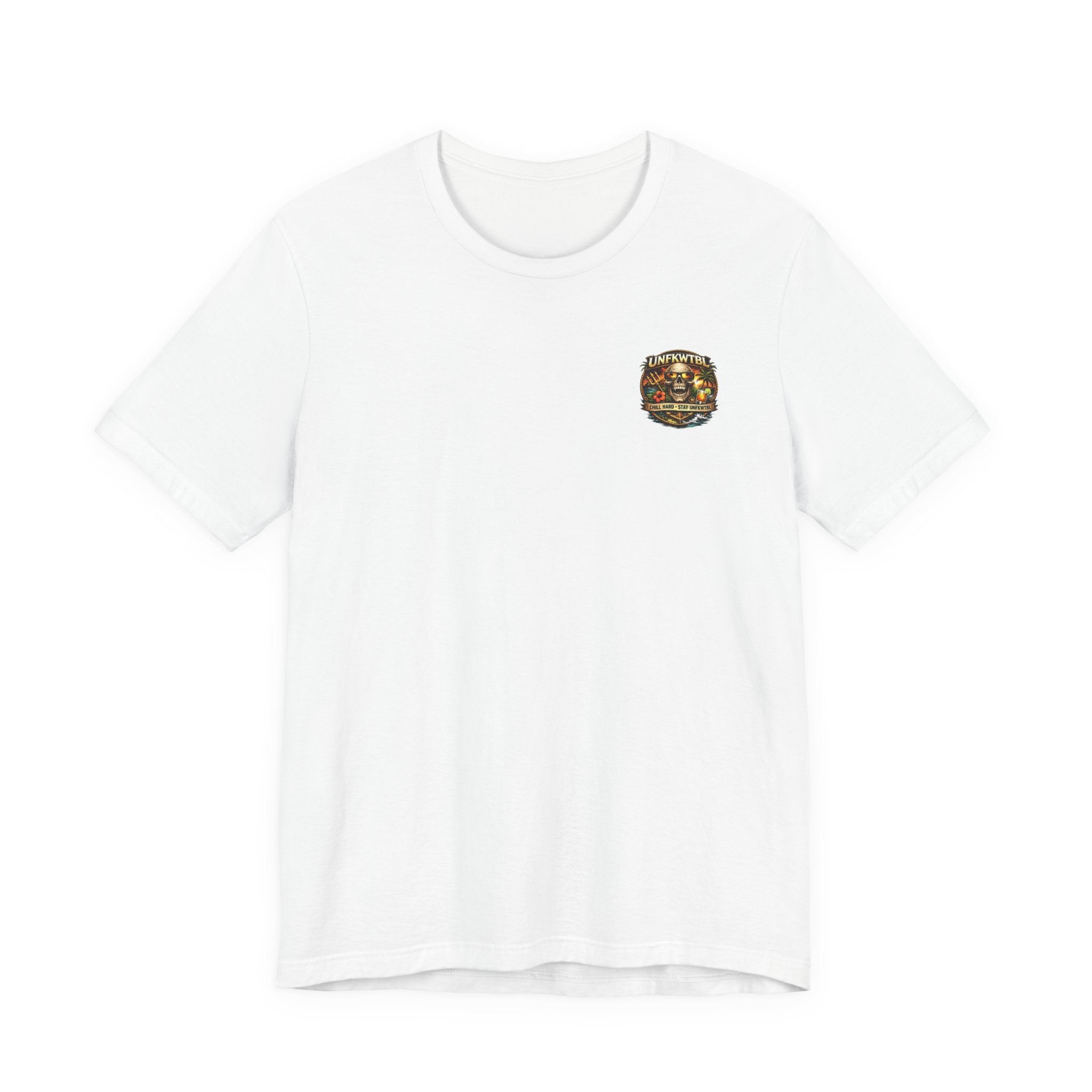 Chaos Island Skull T-Shirt — Tropical Pirate Graphic Tee