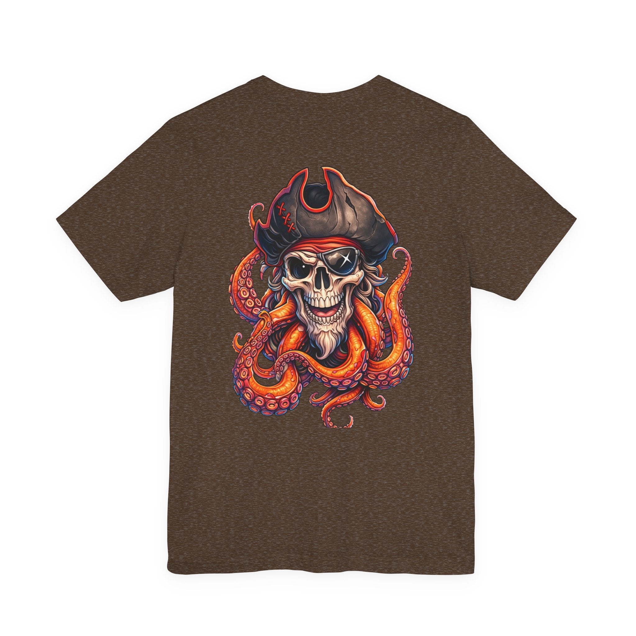Pirate Skull & Octopus T-Shirt — Nautical Skull Pirate Tee