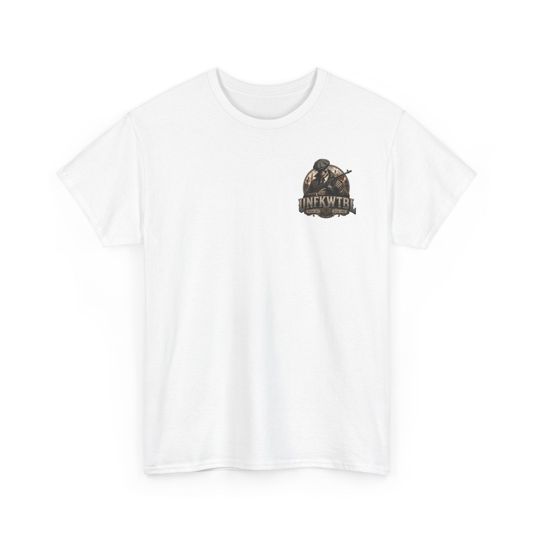 Peaky Blinders-Inspired Graphic Tee — Vintage Gangster Poster Design