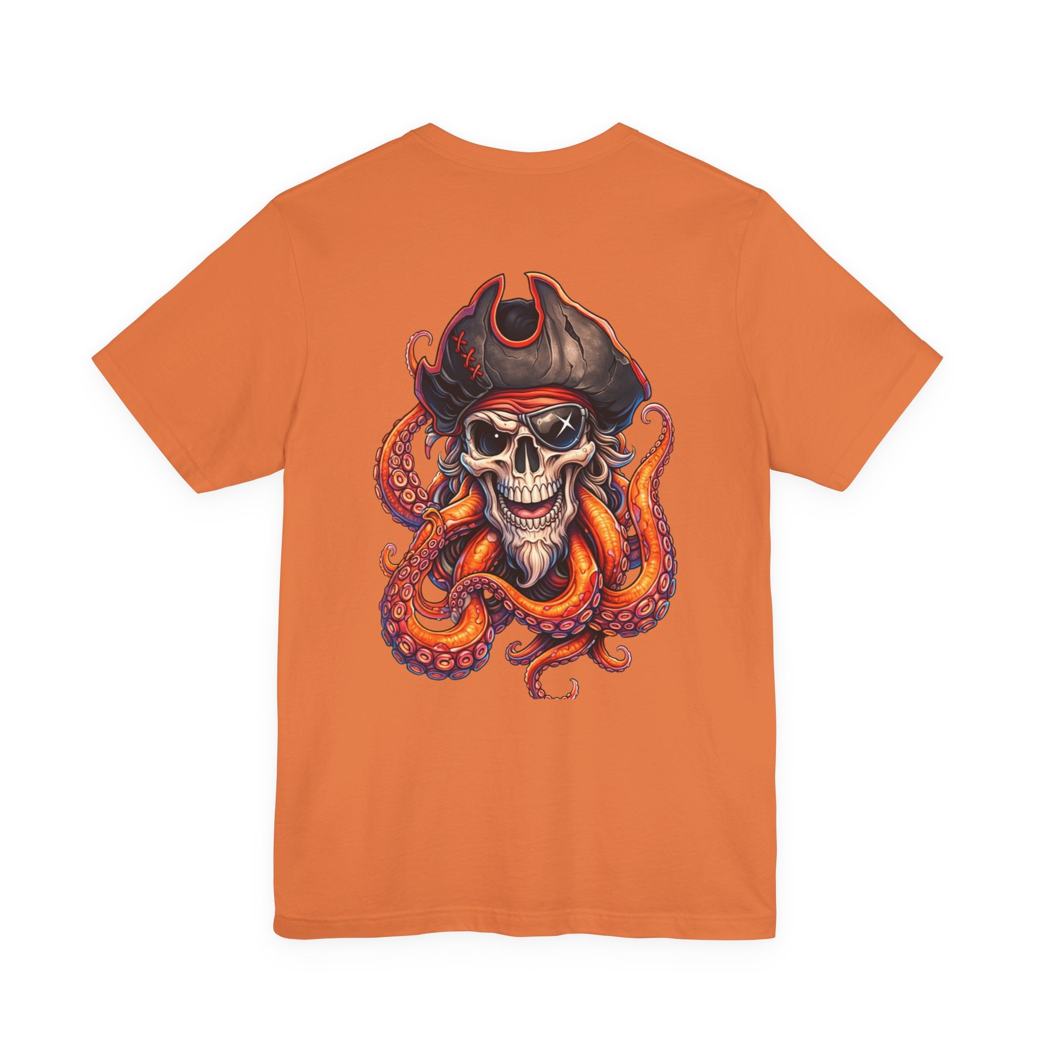 Pirate Skull & Octopus T-Shirt — Nautical Skull Pirate Tee