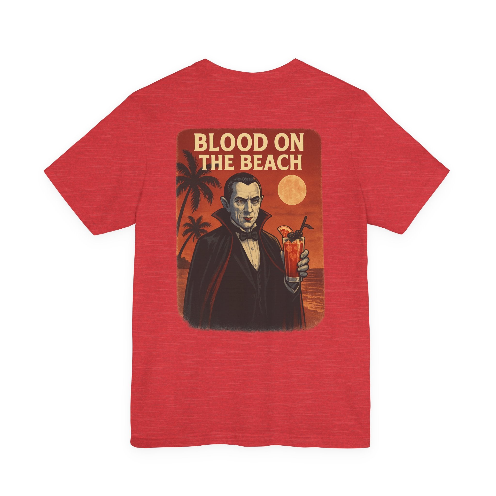 Vampire Dracula 'Blood on the Beach' Graphic Tee