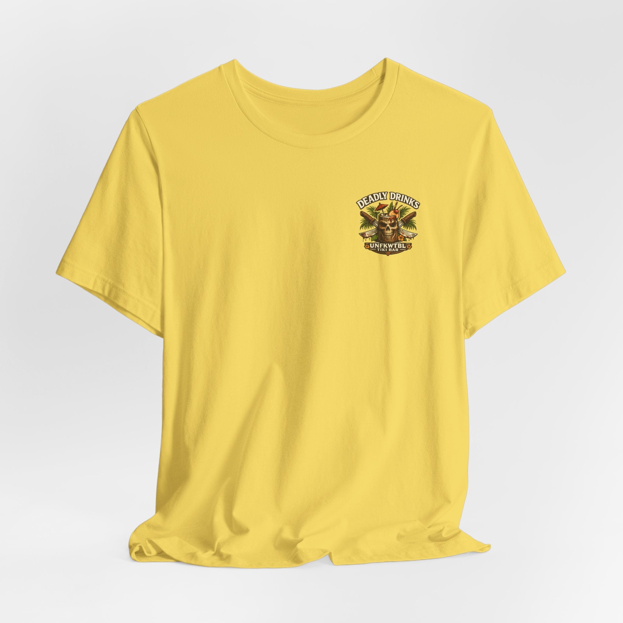 Creepy Clown Beach Tee — "Floating Under the Influence" Graphic T-Shirt
