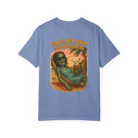 REGAN’S Peace, Pea Soup, and Paradise T-Shirt | Unique Unisex Tee | Comfy Casual Wear | Gifts for Friends | Summer Vibes