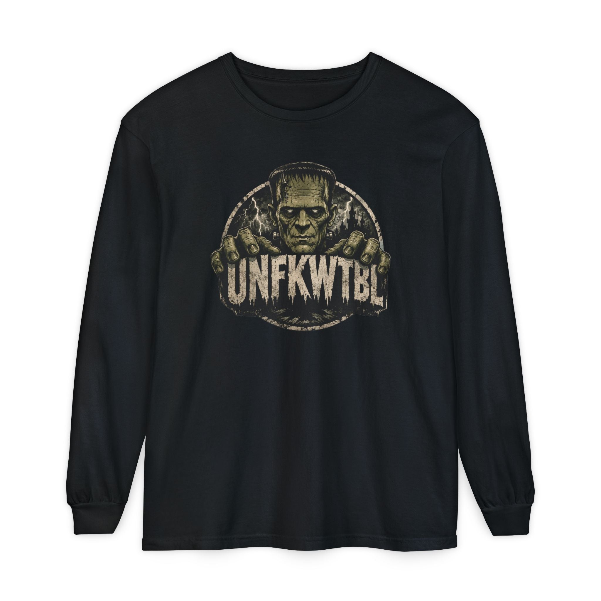 Frankenstein "UNFKWTBL" Graphic Long Sleeve Tee