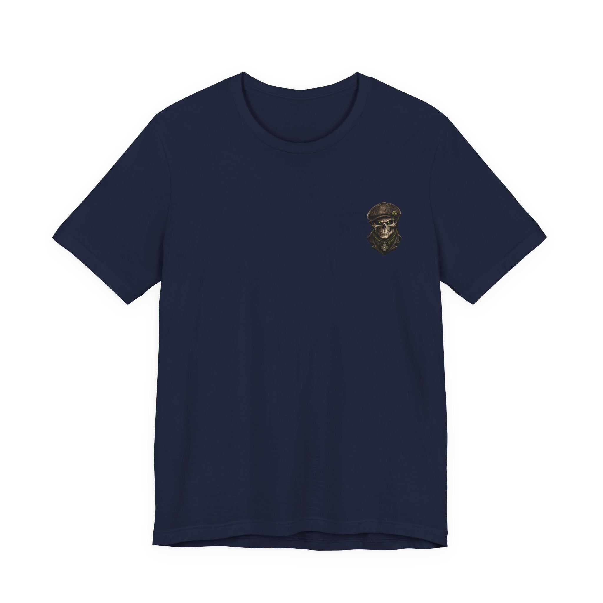 Grin & Bury It Skull Tee — Gothic Horror Graphic T-Shirt