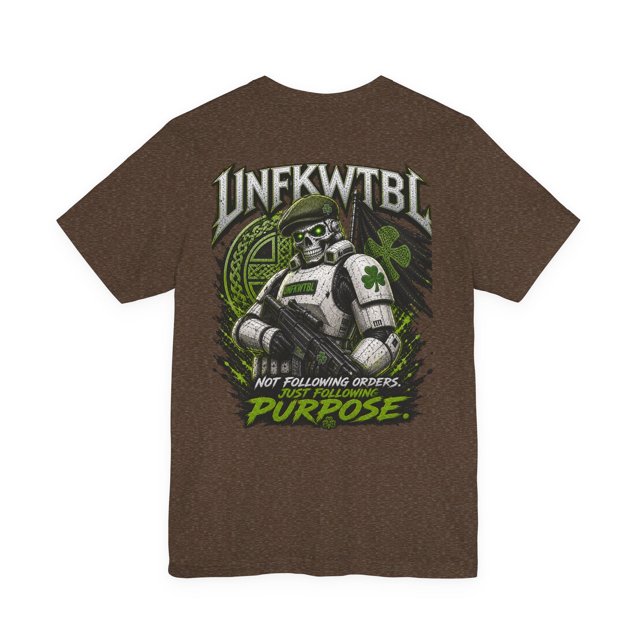 Unfkwdbl Purpose Stormtrooper Graphic T-Shirt — "Not Following Orders, Just Following Purpose"