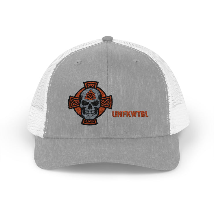 Snapback Cap Celtic Cross and UNFKWTBL Skull Remember Family