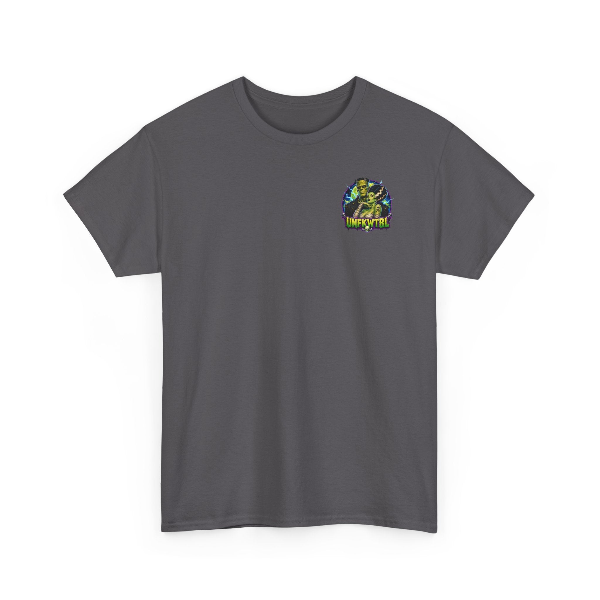 Frankenstein Graphic Tee — "UNFKWTBL" Retro Horror Poster T-Shirt