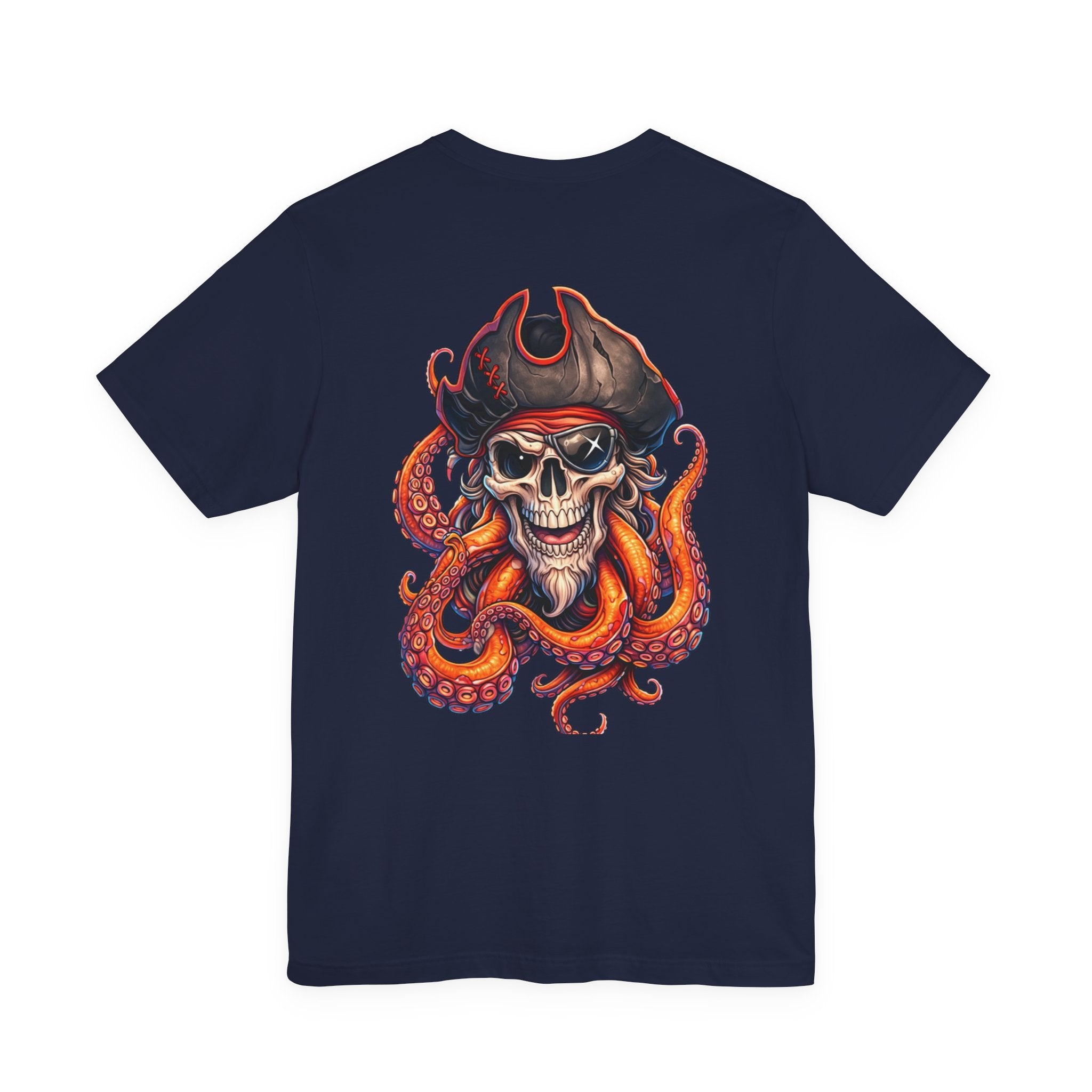 Pirate Skull & Octopus T-Shirt — Nautical Skull Pirate Tee