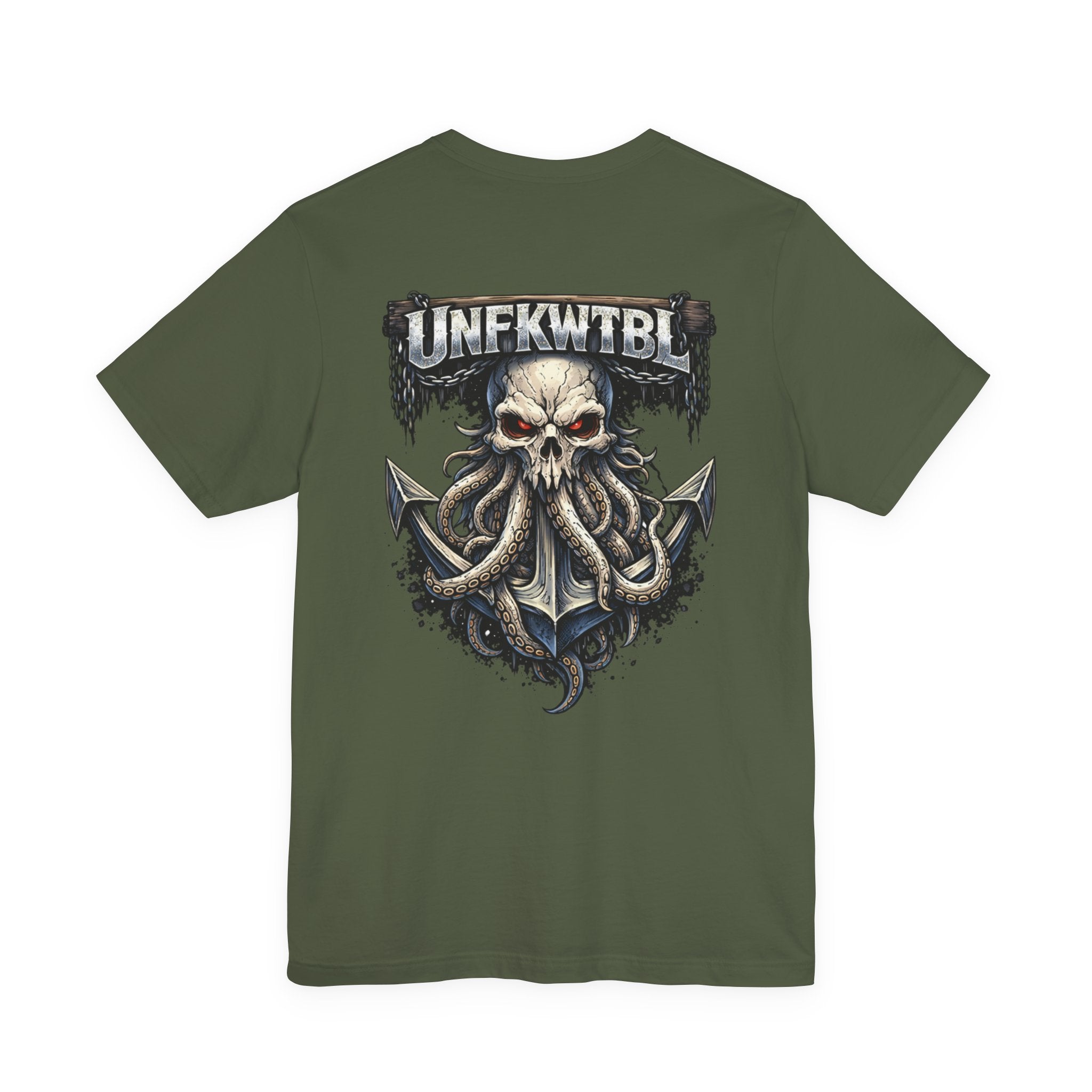 UNFKWTBL Anchor Skull T‑Shirt — Nautical Pirate Graphic Tee (UNFKWTBL)