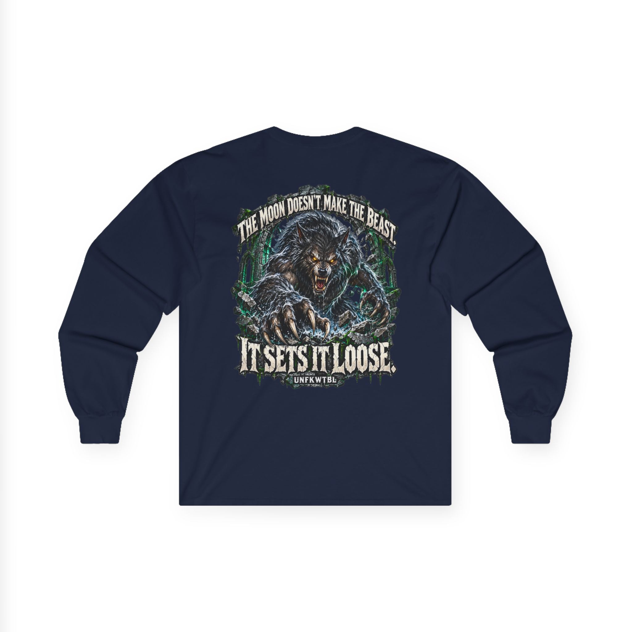 Wolf Moon Long Sleeve Tee — “It Sets It Loose”