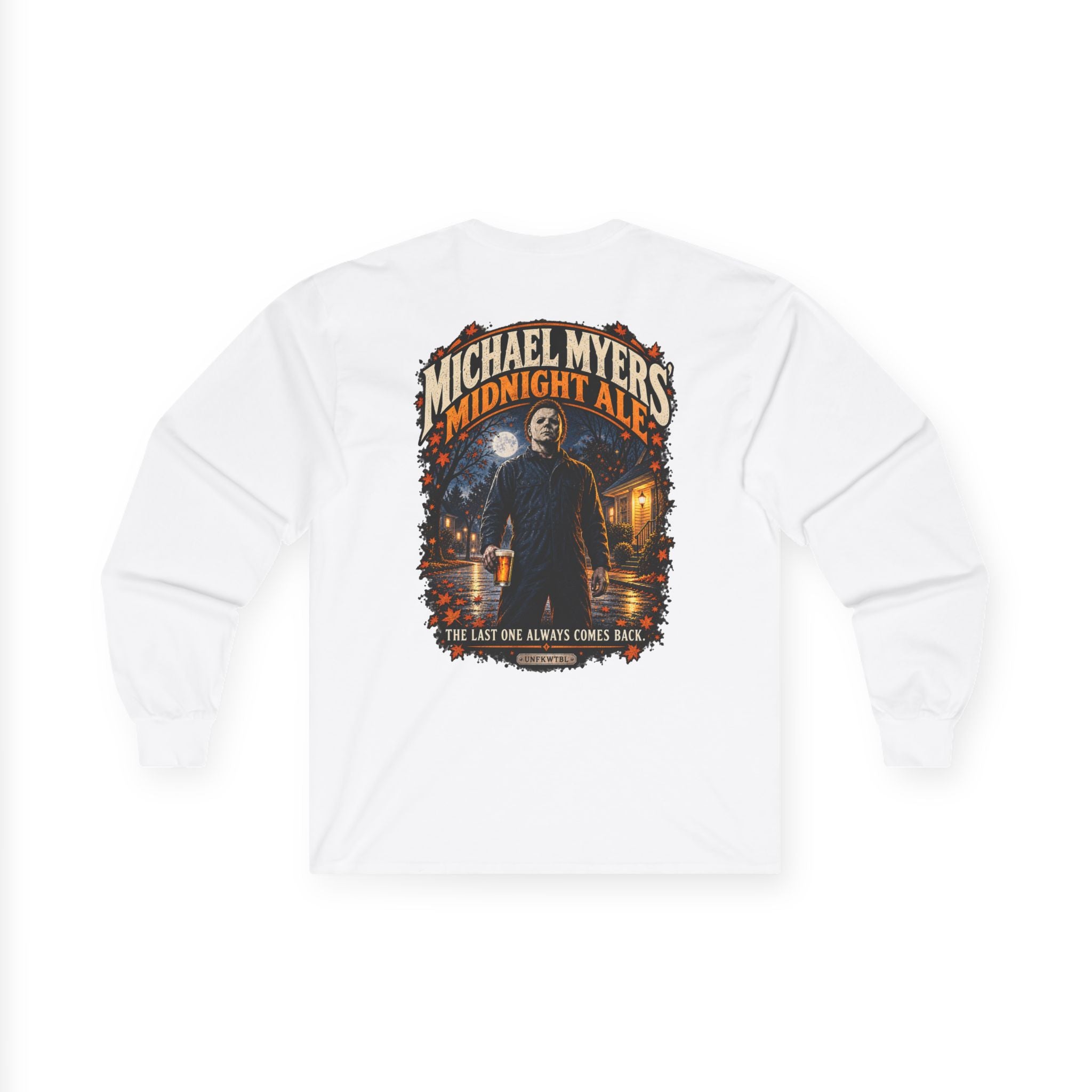 Michael Myers Midnight Ale Horror Long Sleeve Tee