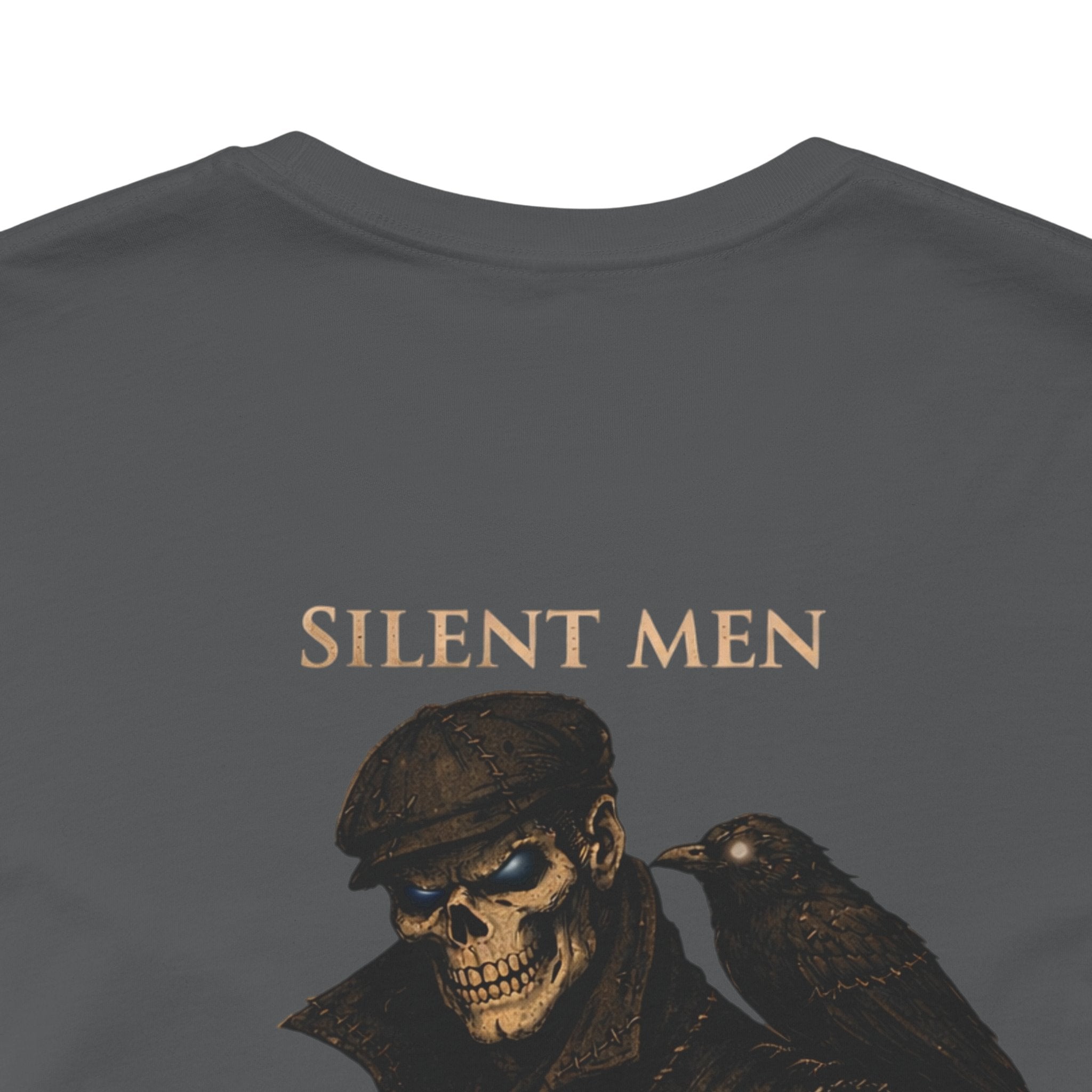 Silent Men Skull Rider Tee — 'Silent Men They Decide' Graphic T-Shirt