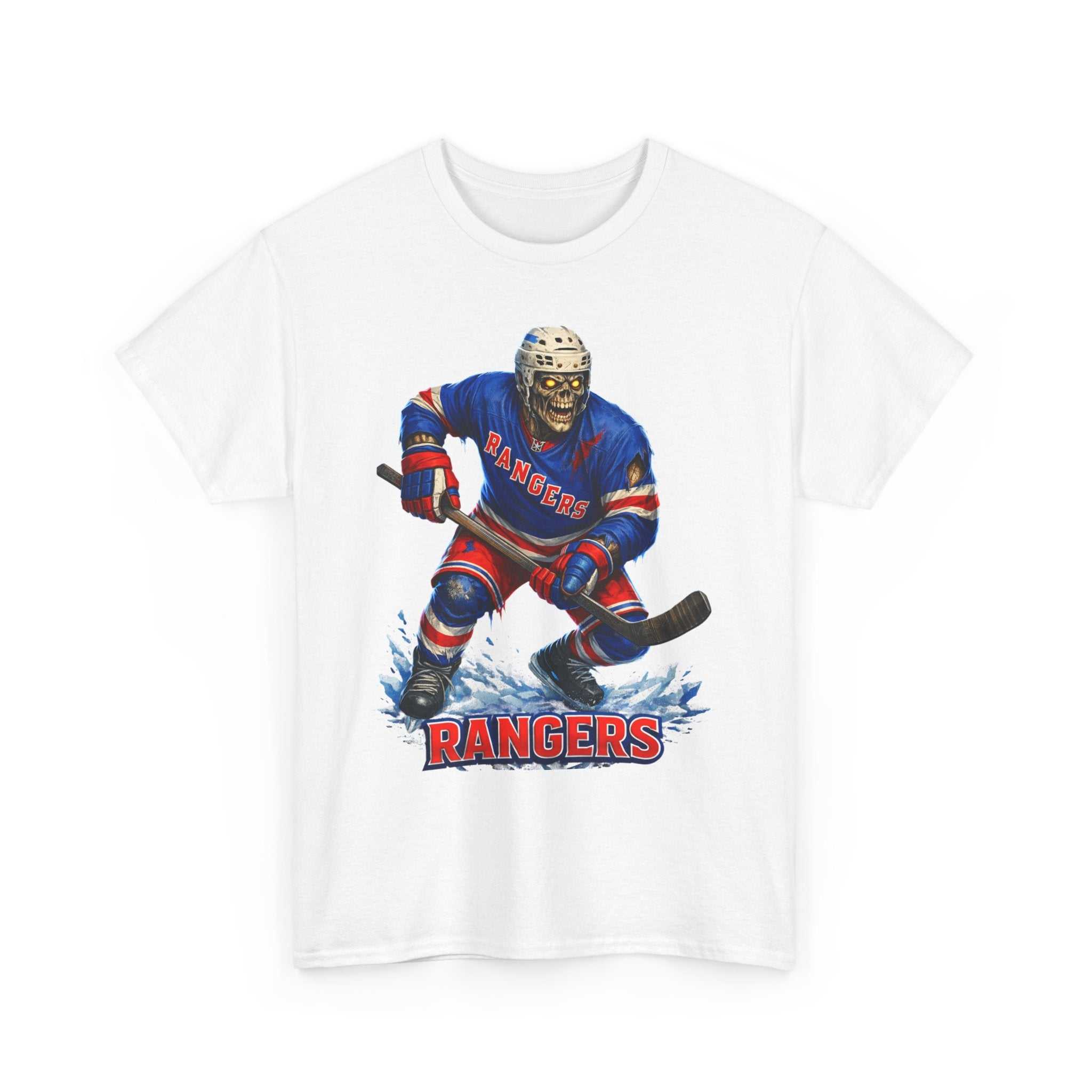 Rangers Team of the Undead hockey tee with bold graphic design and classic fit