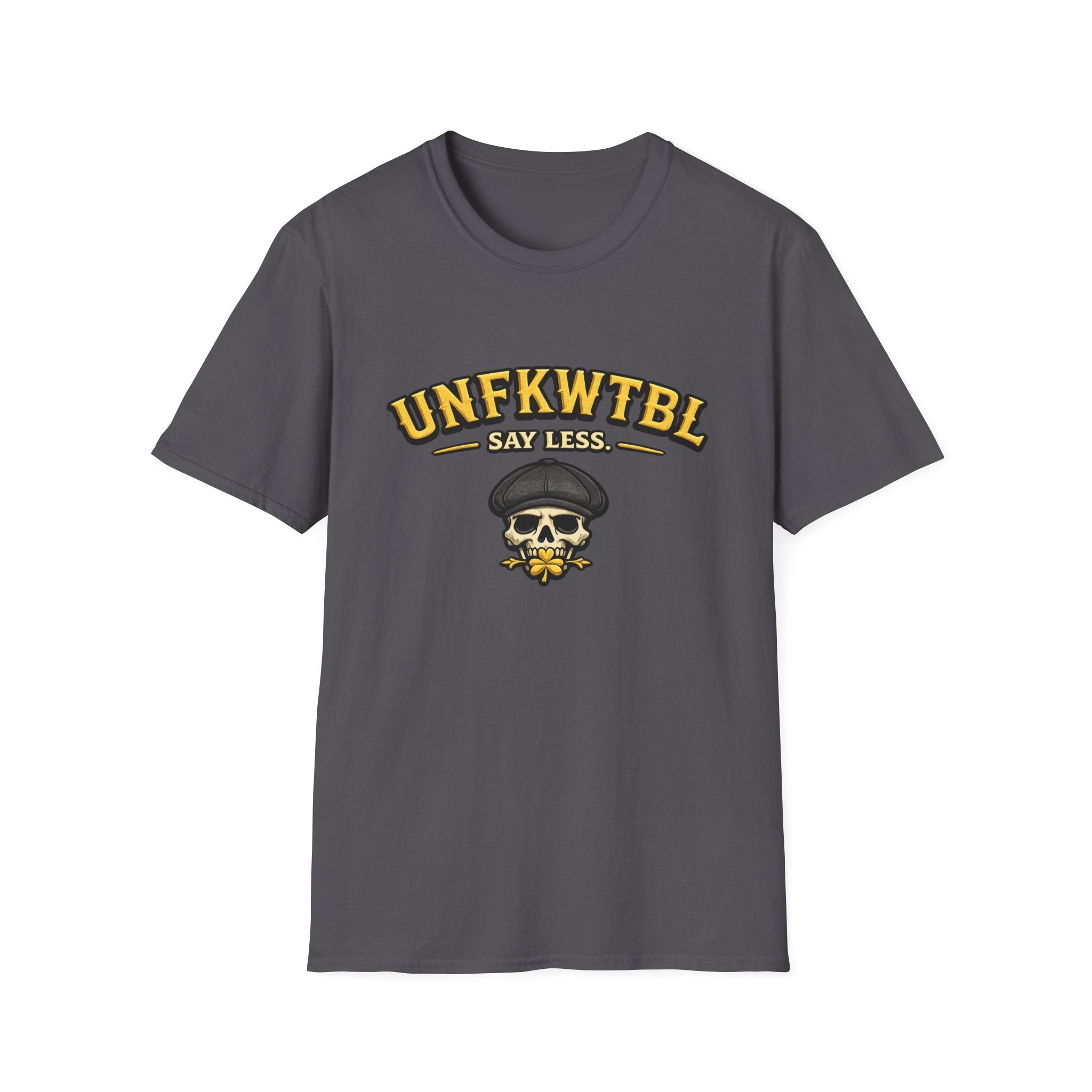 Skull 'UNFKWTBL Say Less' Graphic T-Shirt