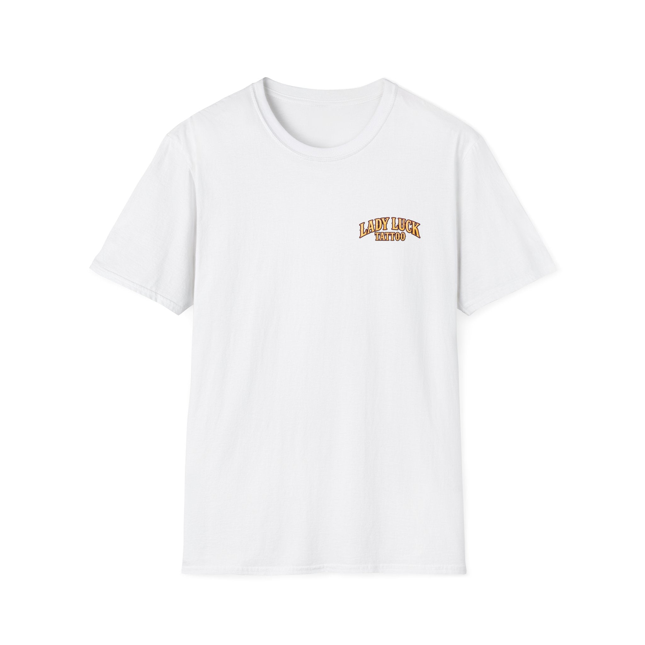 Lady Luck Tattoo Fortune Favors the Fearless Tee