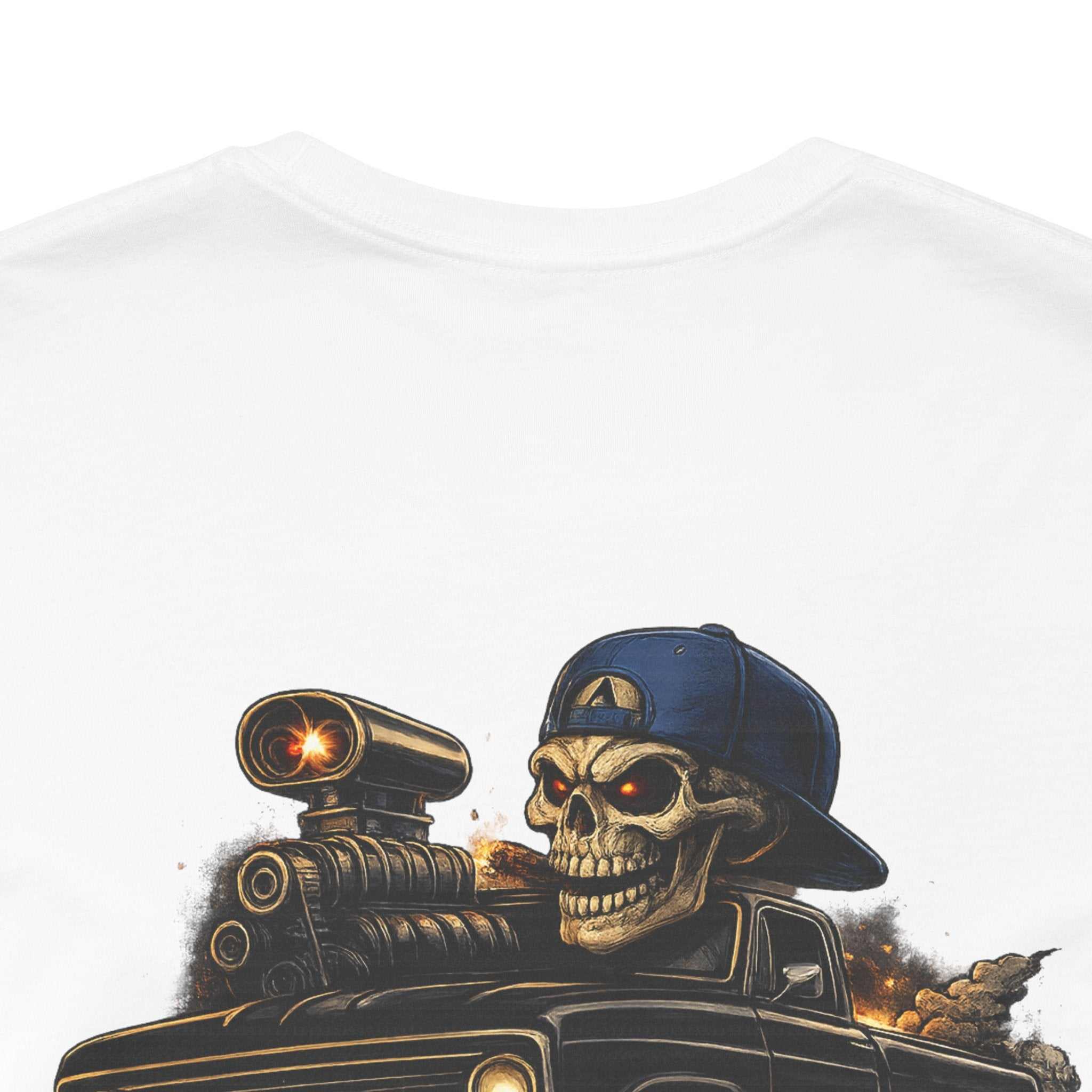 Midnight Trouble Skull Car Tee