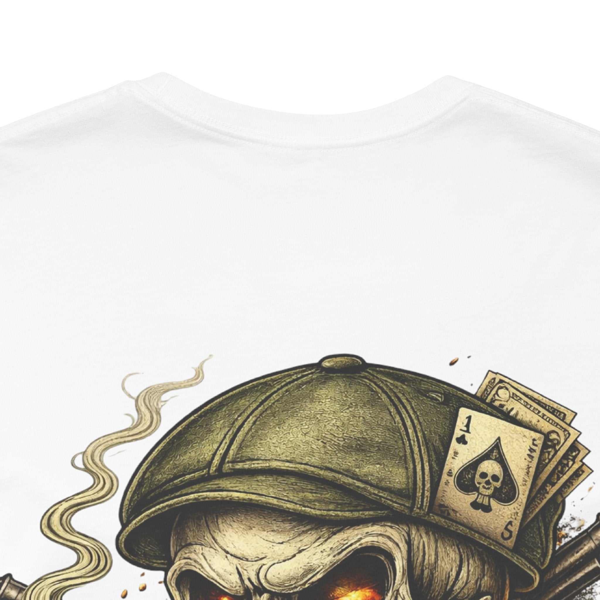 Skull Cigar Tee — "Ain't Done Yet" Vintage Biker T-Shirt