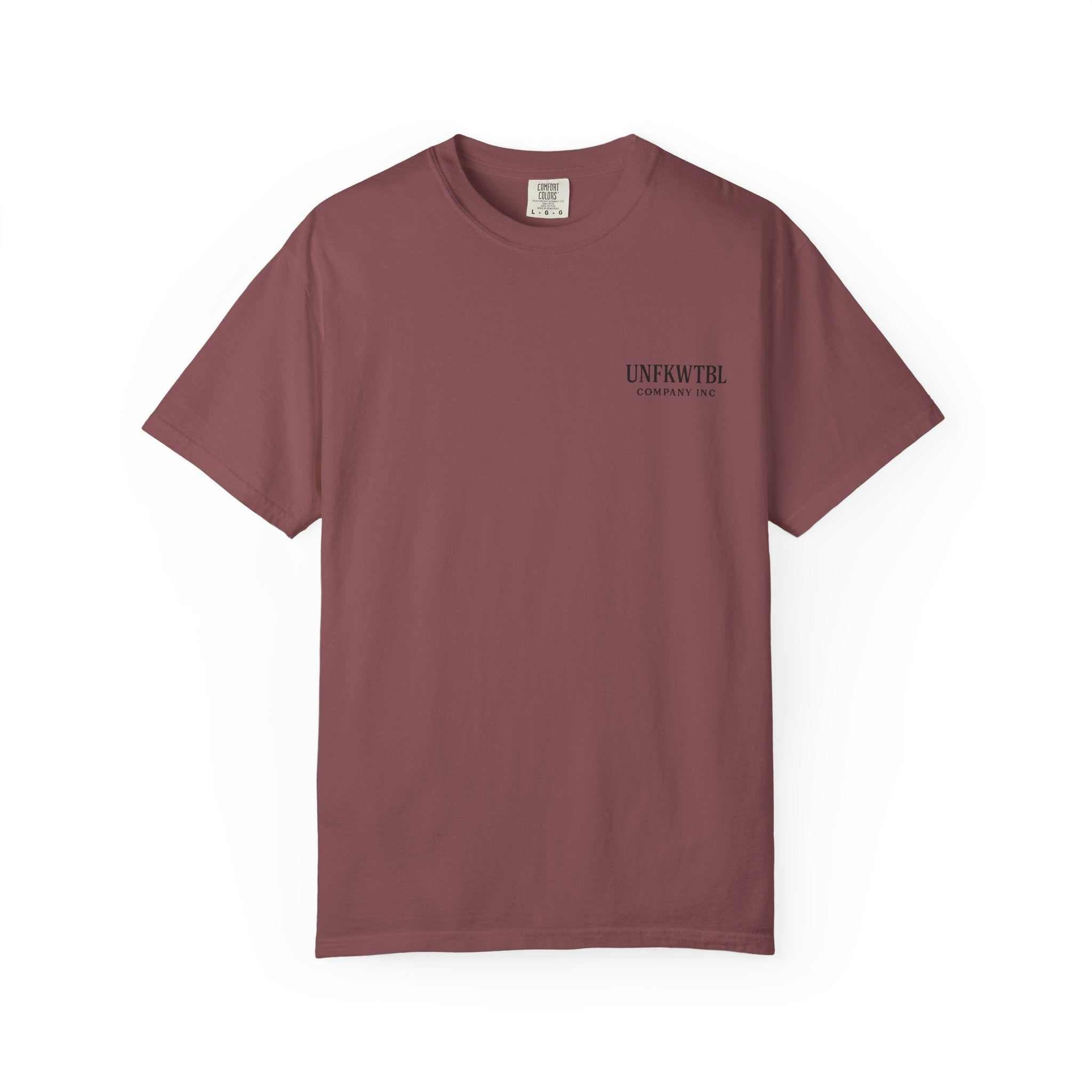 Steel and Silence T-shirt in steel color, unisex, garment-dyed, crew neck, soft cotton fabric, durable double-needle stitching, available S to 4XL
