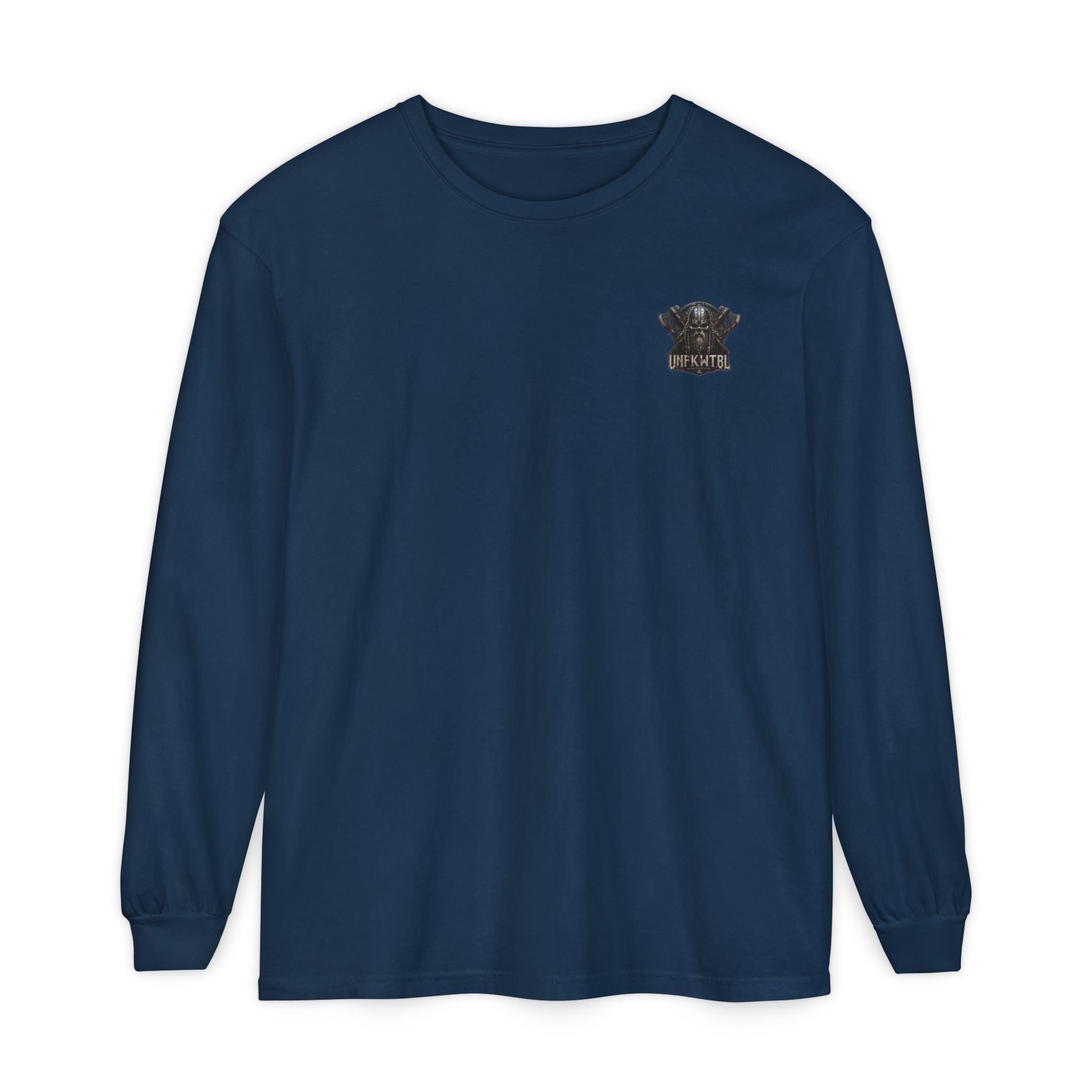 Valhalla Calls Long Sleeve Tee — "Earn Your Seat" Viking Graphic