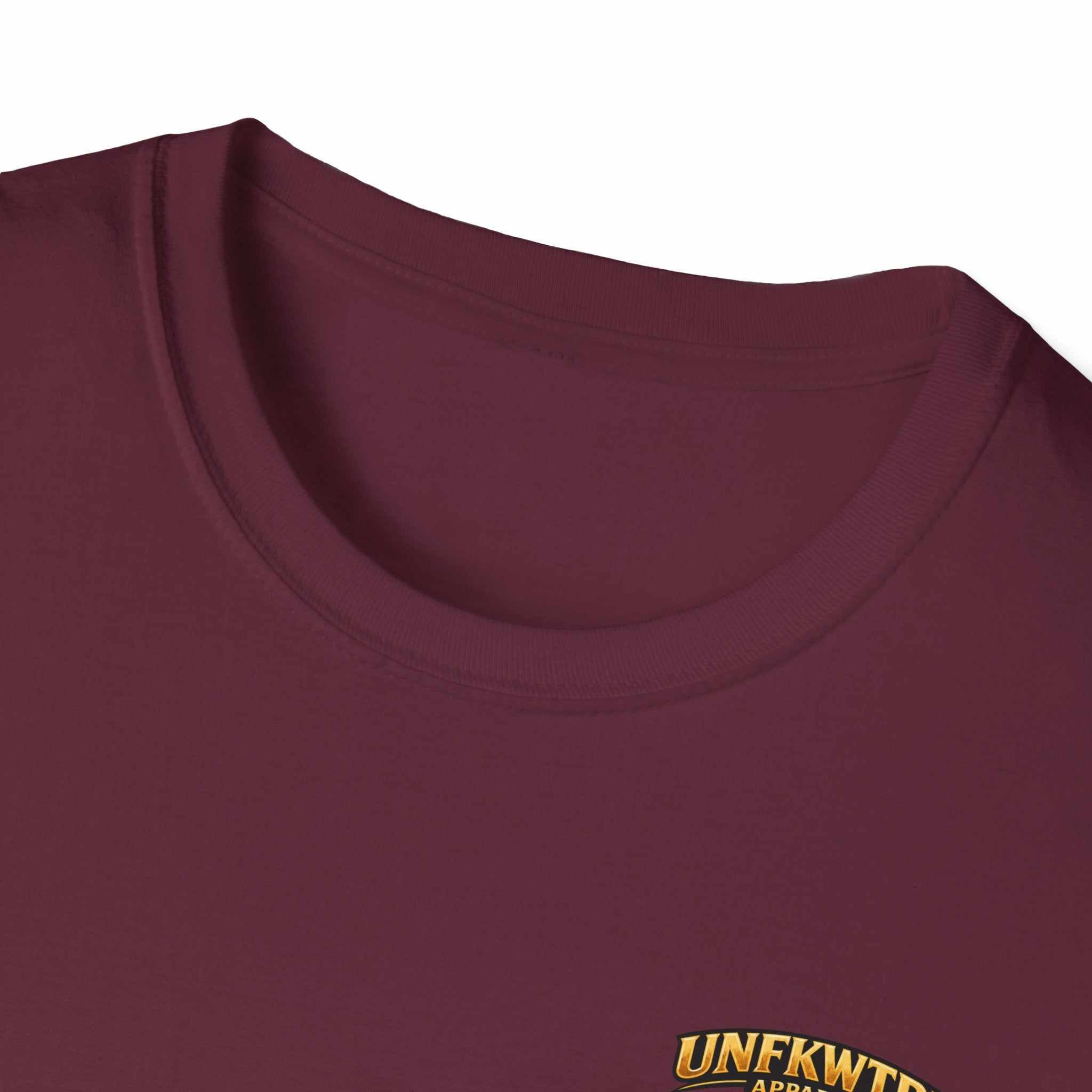 Firefighter T-shirt with "UNFKWTBL Apparel: We Handle The Hose" graphic and badge emblem