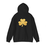 UNFKWTBL Shamrock Hoodie — Gold Clover St. Patrick’s Day Sweatshirt