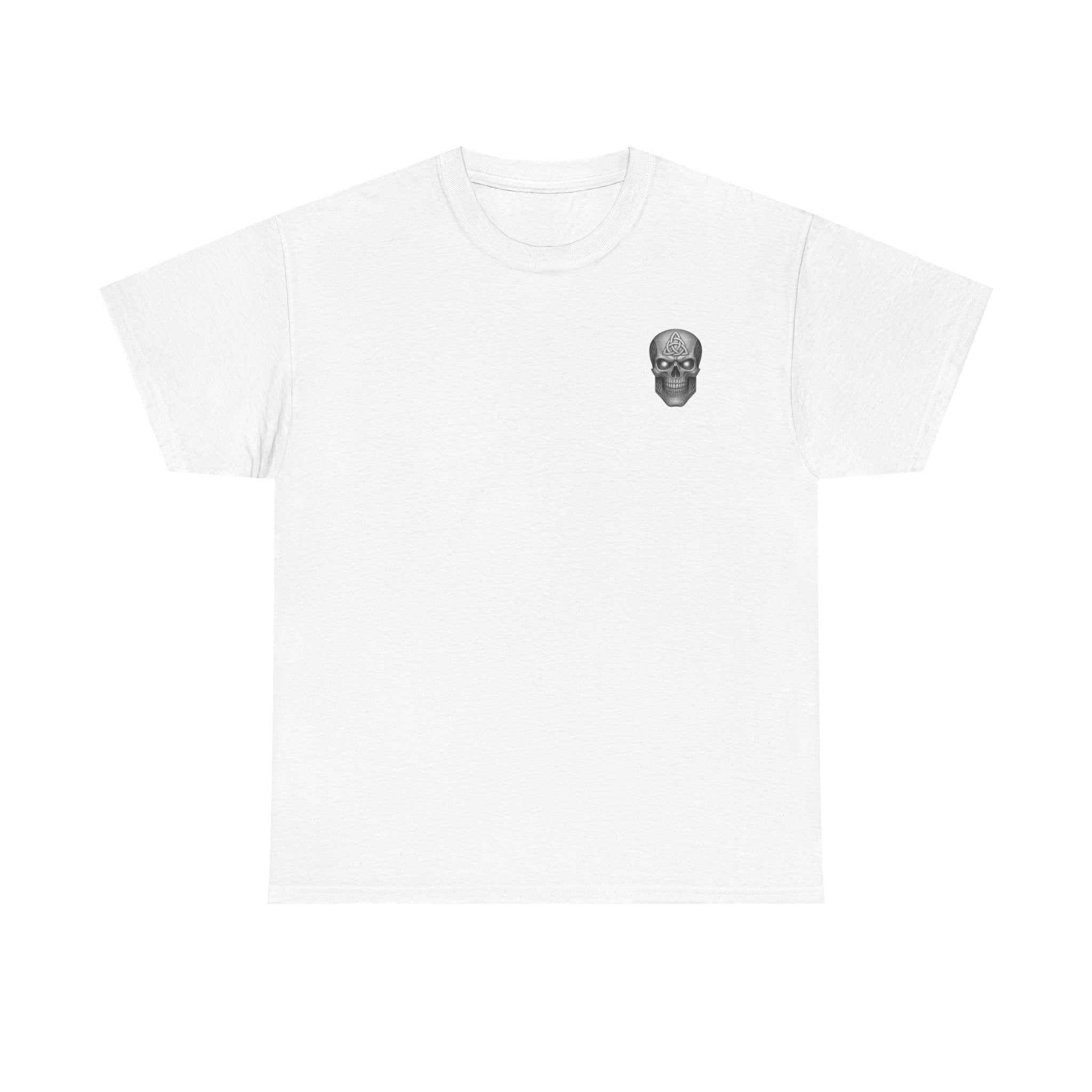 Viking God Tee with Norse mythology design, classic fit, and sustainable US cotton fabric