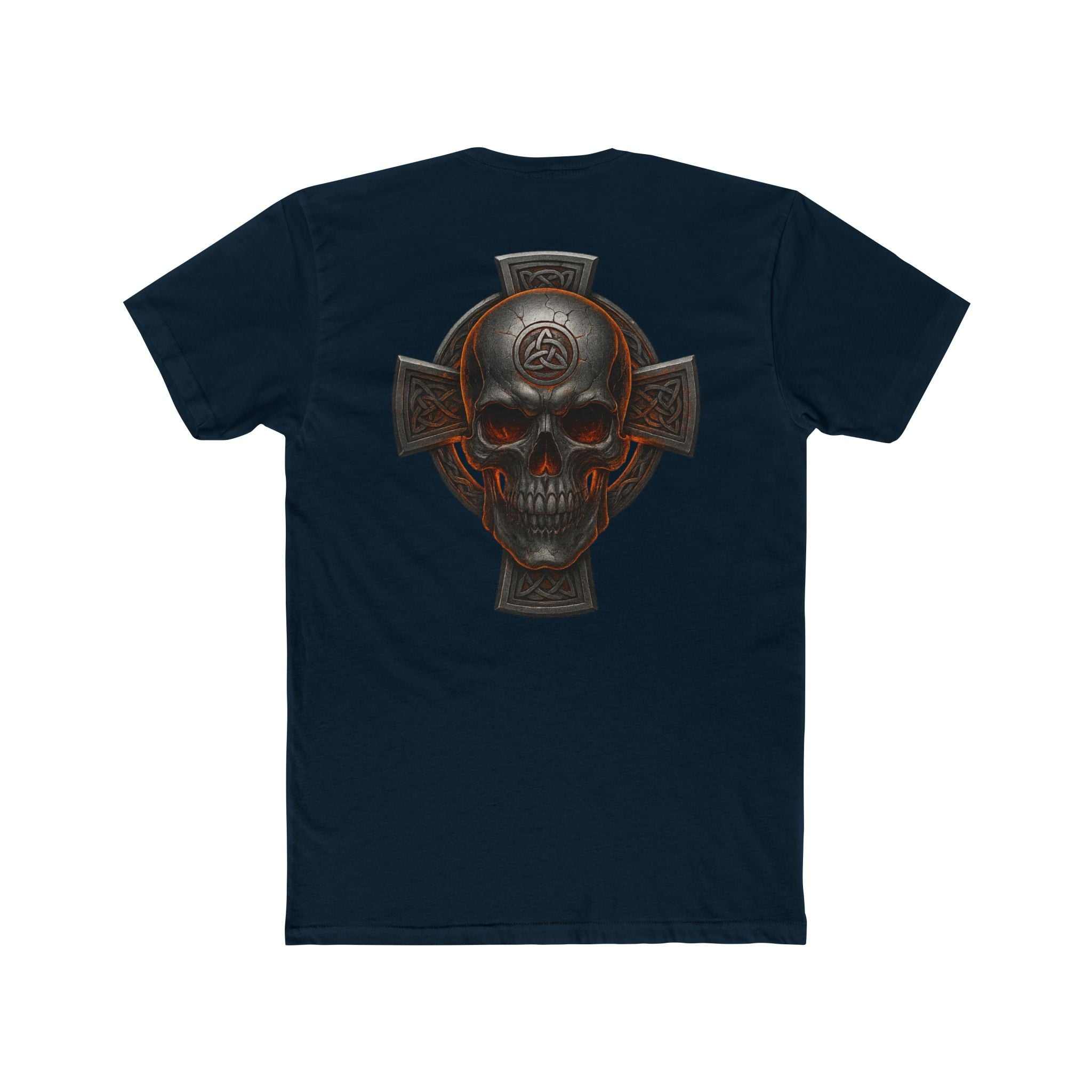 Skull Crossback T‑Shirt — Gothic Skull Emblem Tee