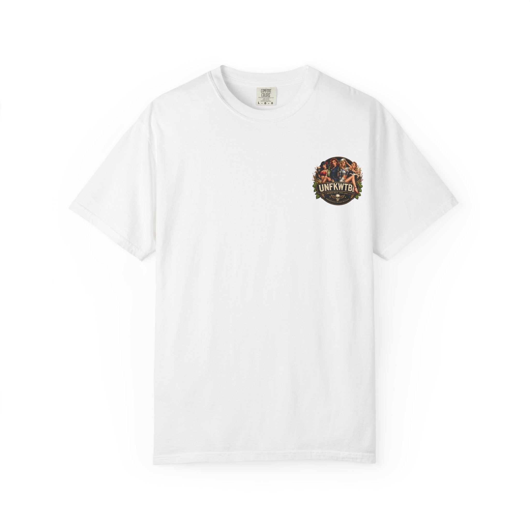 Beer Pinup T-Shirt – "Good Ale, Bad Choices" Retro Graphic Tee